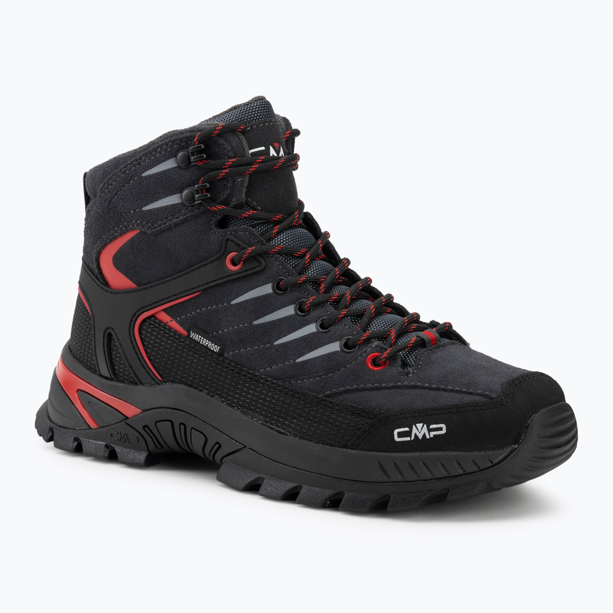Мъжки туристически обувки CMP Rigel 2.0 Mid Waterproof titanium/ferrari