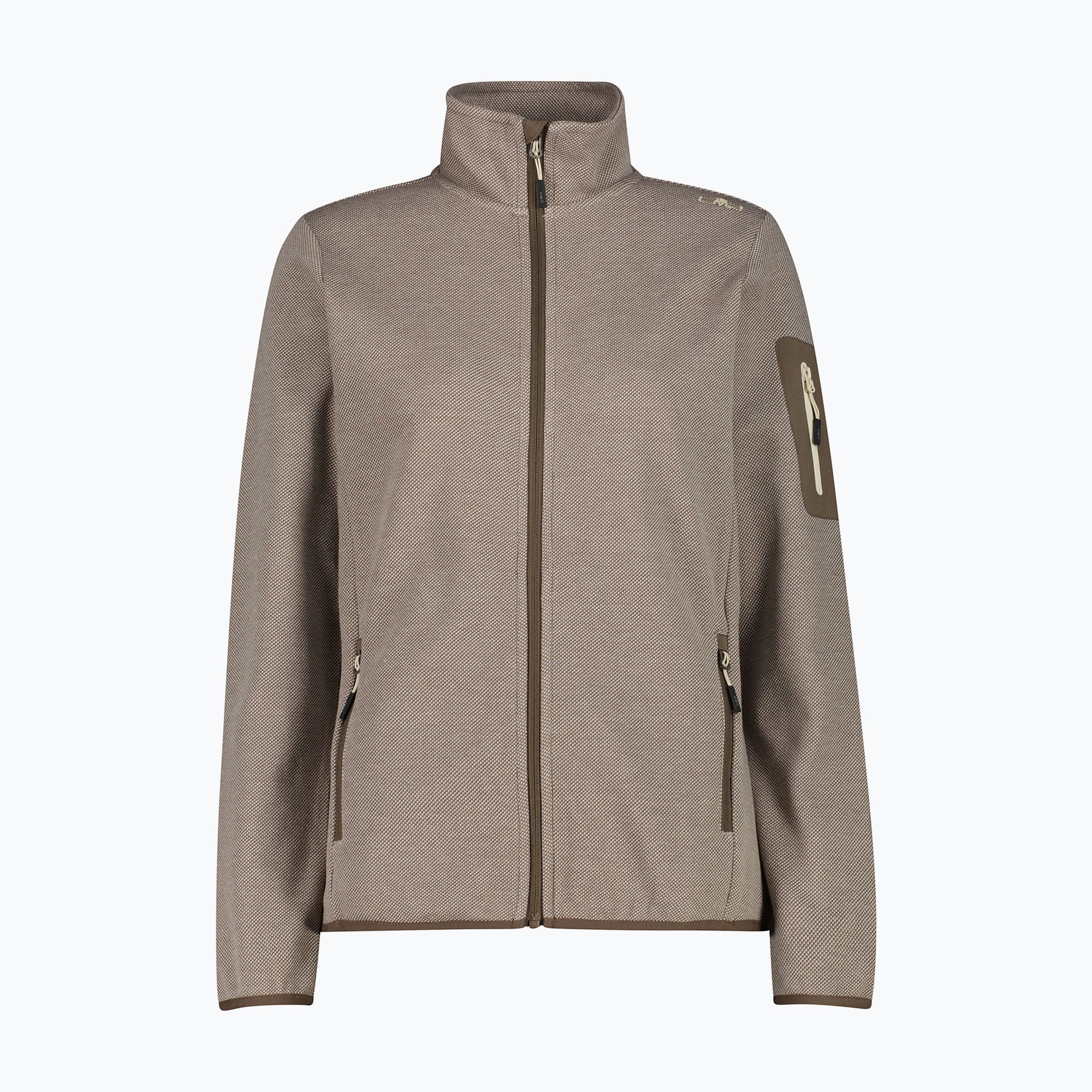 Дамски суитшърт CMP 34H6386 toffee/cream