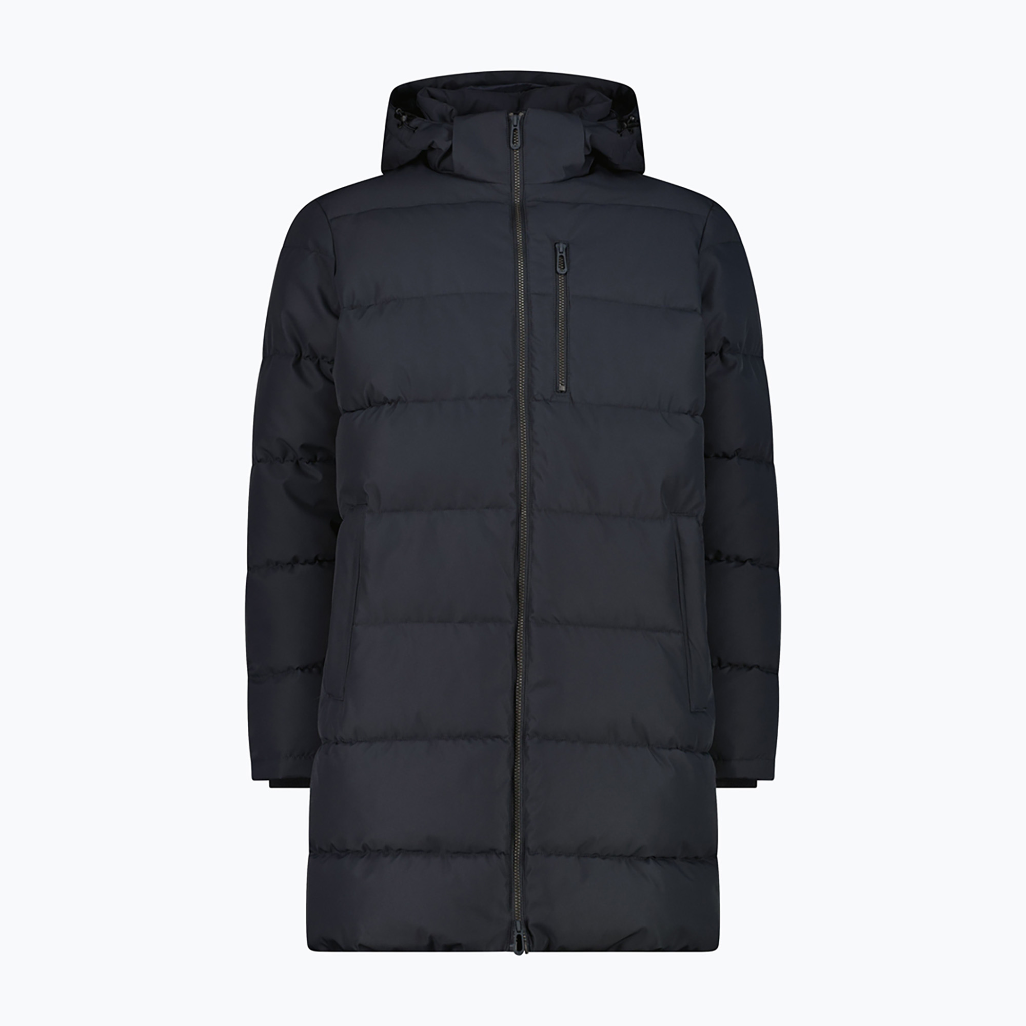 Palton căptușit pentru bărbați CMP 36K2247 Fix Hood Parka antracite