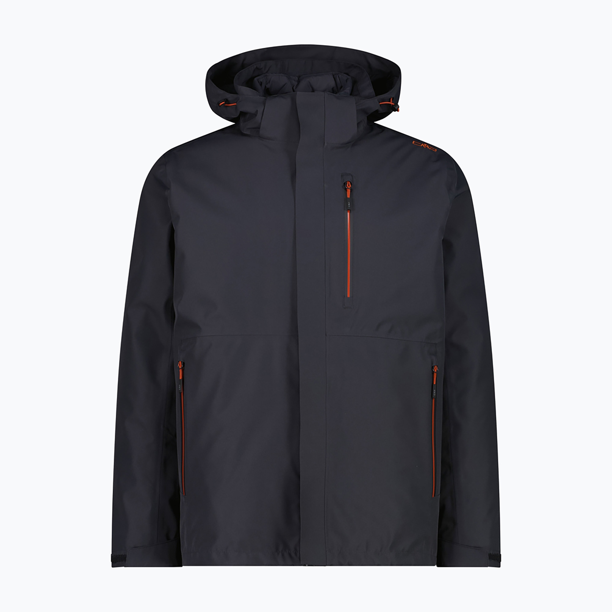 Geacă izolată pentru bărbați CMP 36Z2257D Zip Hood Detachable Inn antracite