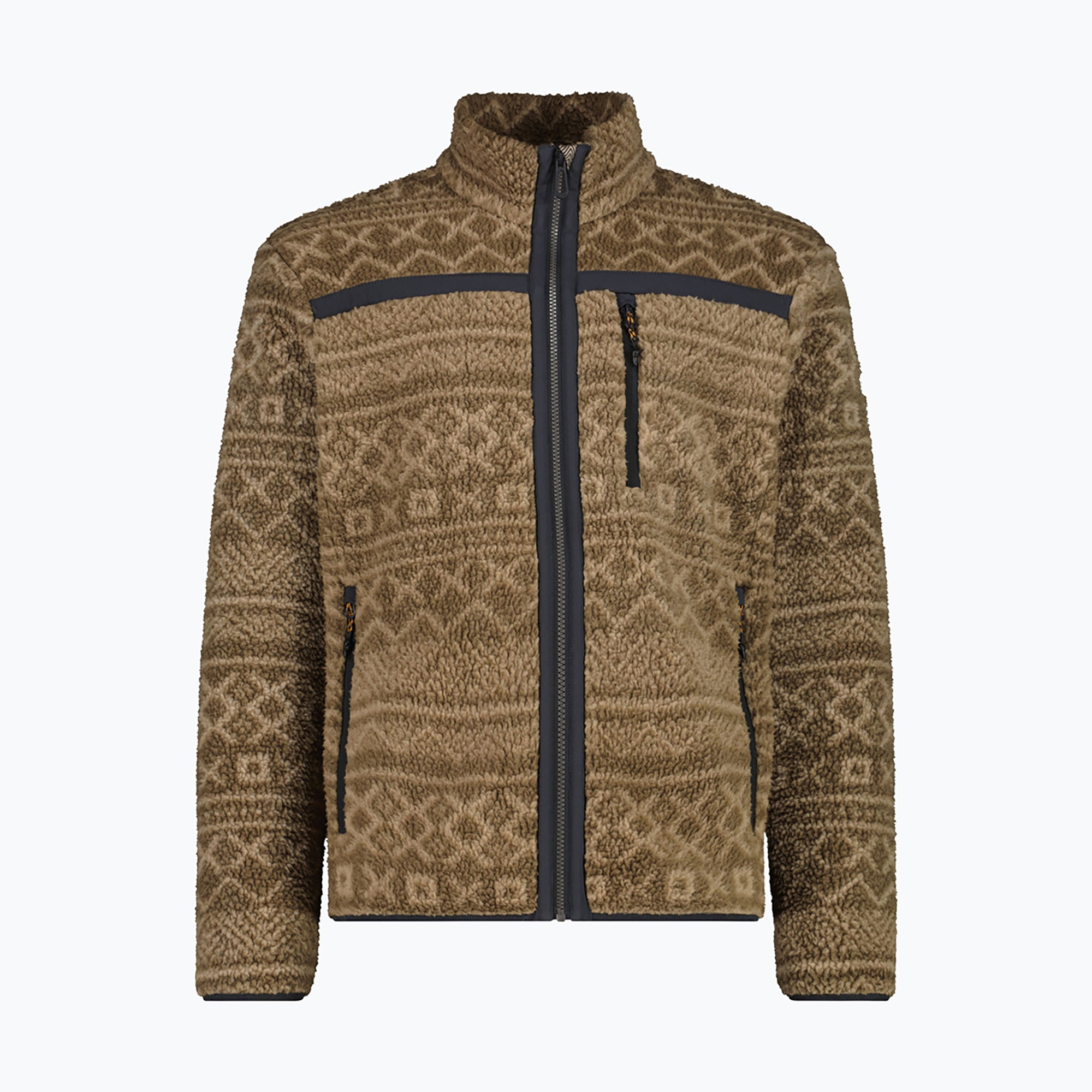 Bluza polarowa męska CMP 36P3117 teak/teak darker 