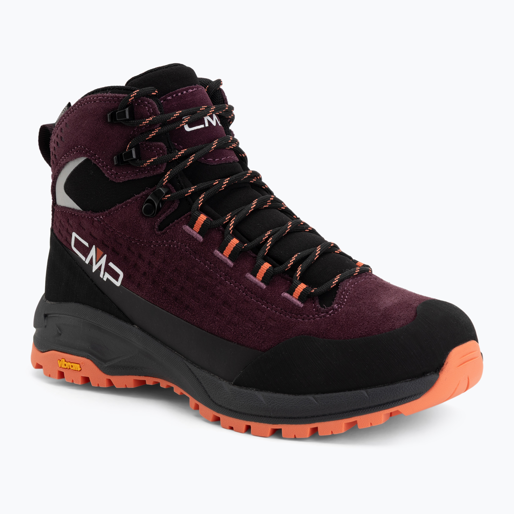 Încălțăminte de trekking pentru femei CMP Vertyx Mid Waterproof blackberry/marigold