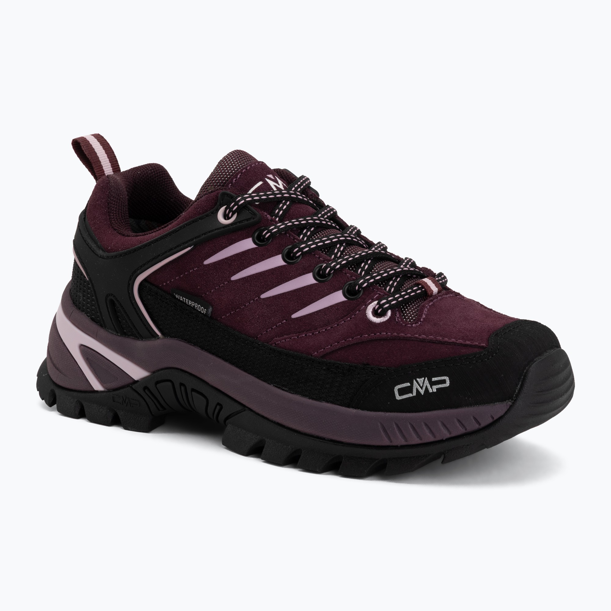 Dámske trekingové topánky CMP Rigel 2.0 Low Waterproof plum/soft pink