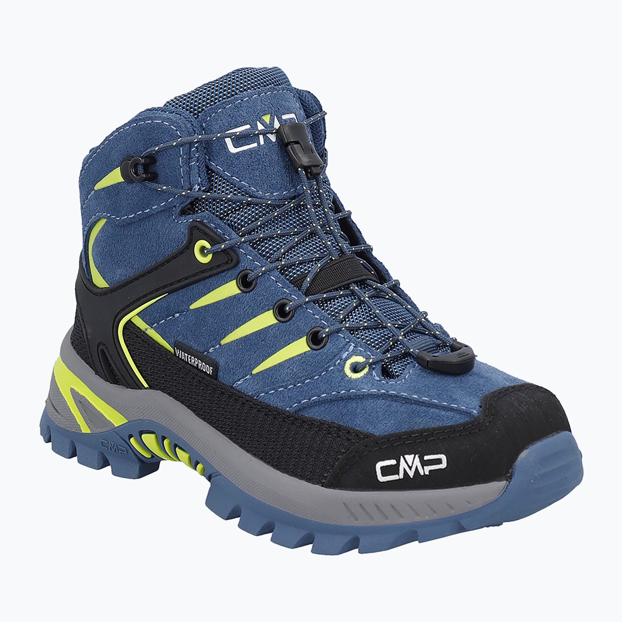 Detské turistické topánky CMP Rigel 2.0 Mid Waterproof infinity/acido