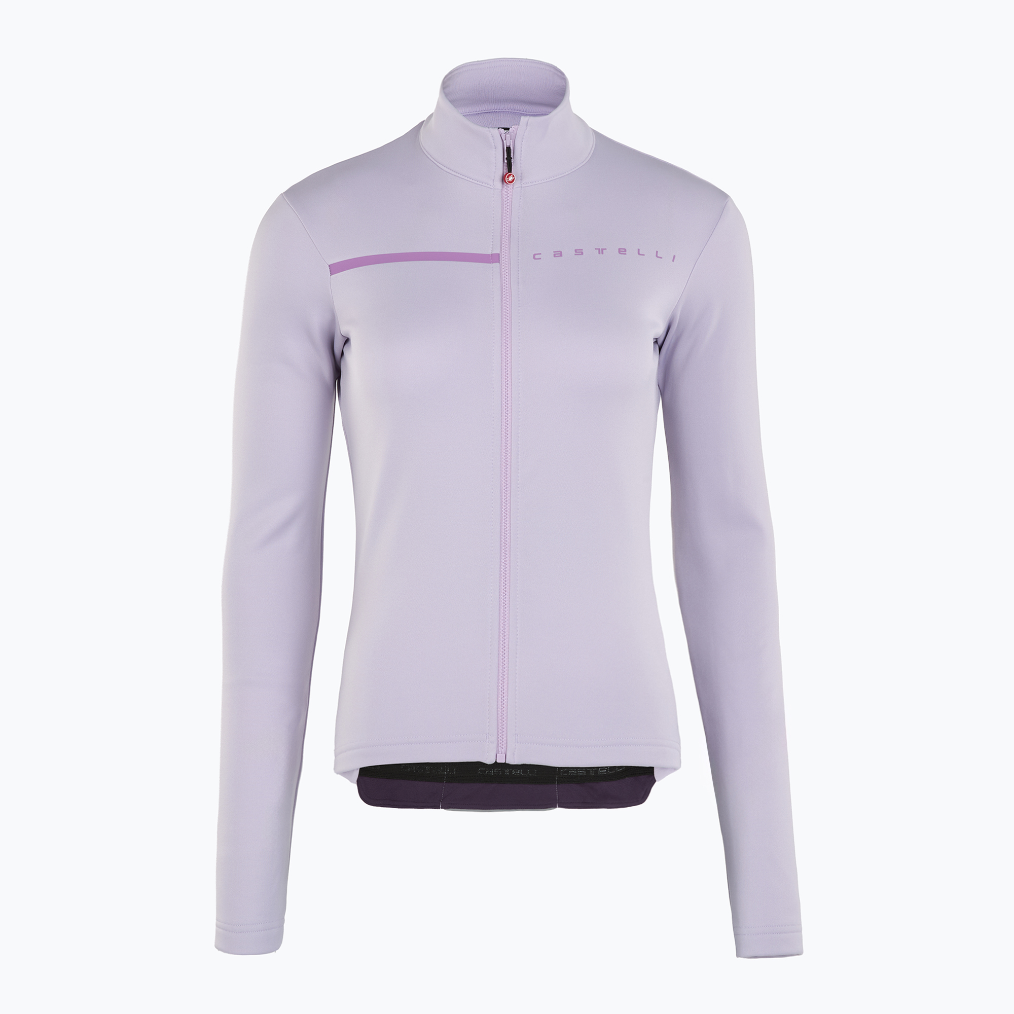 Felpa ciclismo donna Castelli Sinergia 2 Jersey FZ W viola nebbia/viola rugiada (M) (Sinergia 2 Jersey Fz W 4521531_538)