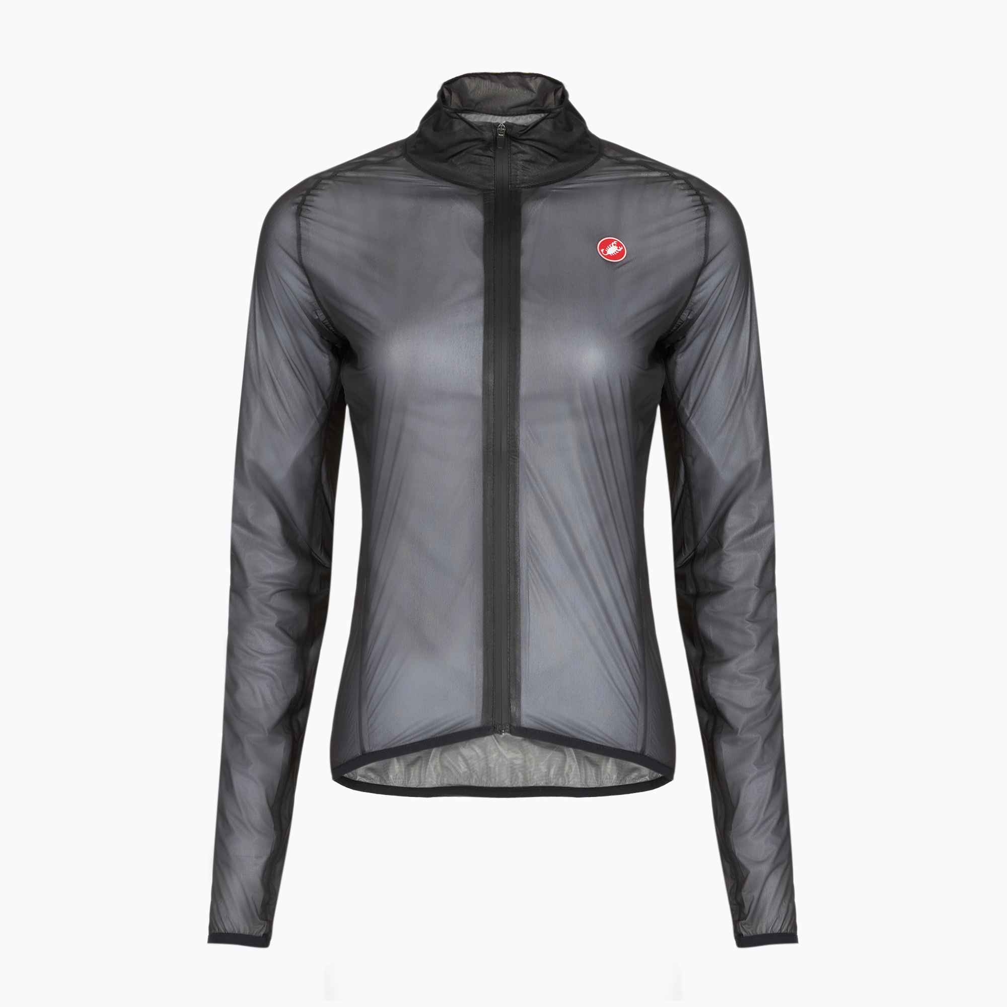 Дамско яке за колоездене Castelli Squall Shell W light black/silver grey
