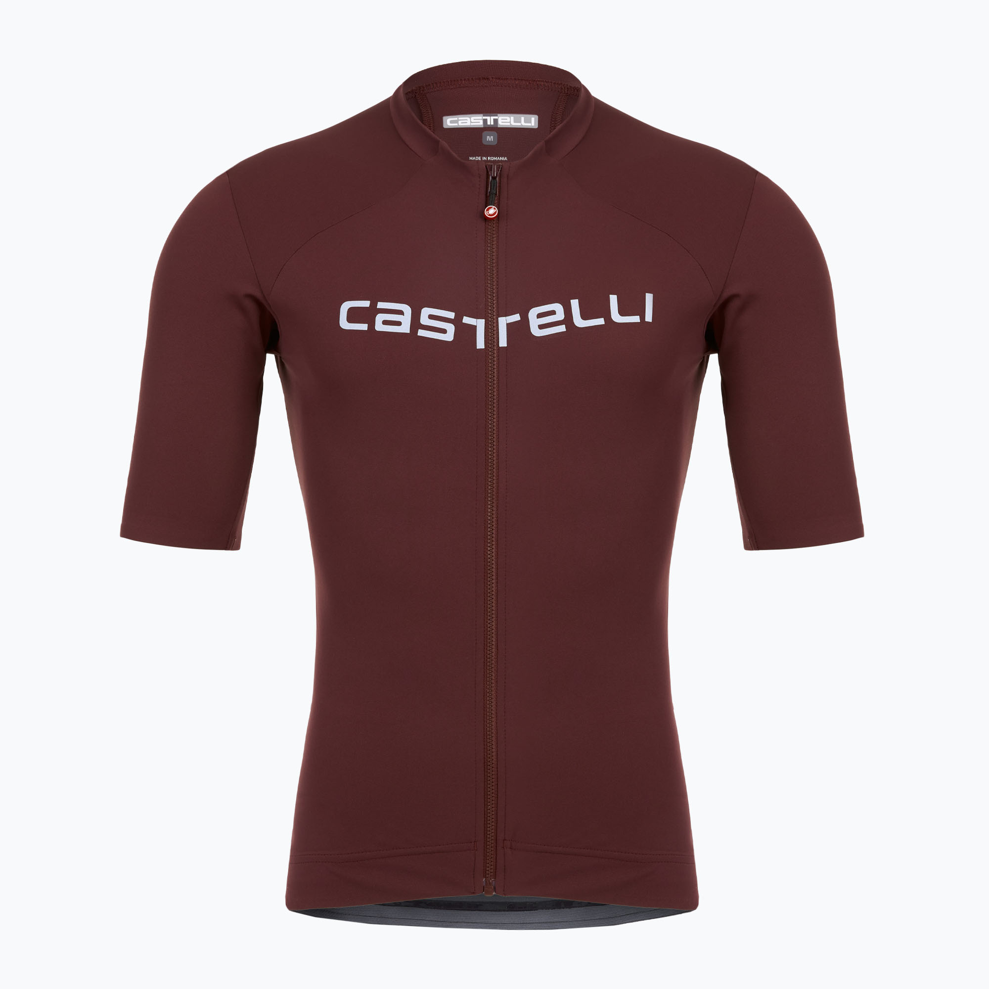 Мъжко колоездачно трико Castelli Prologo Lite deep bordeaux/ silver gray