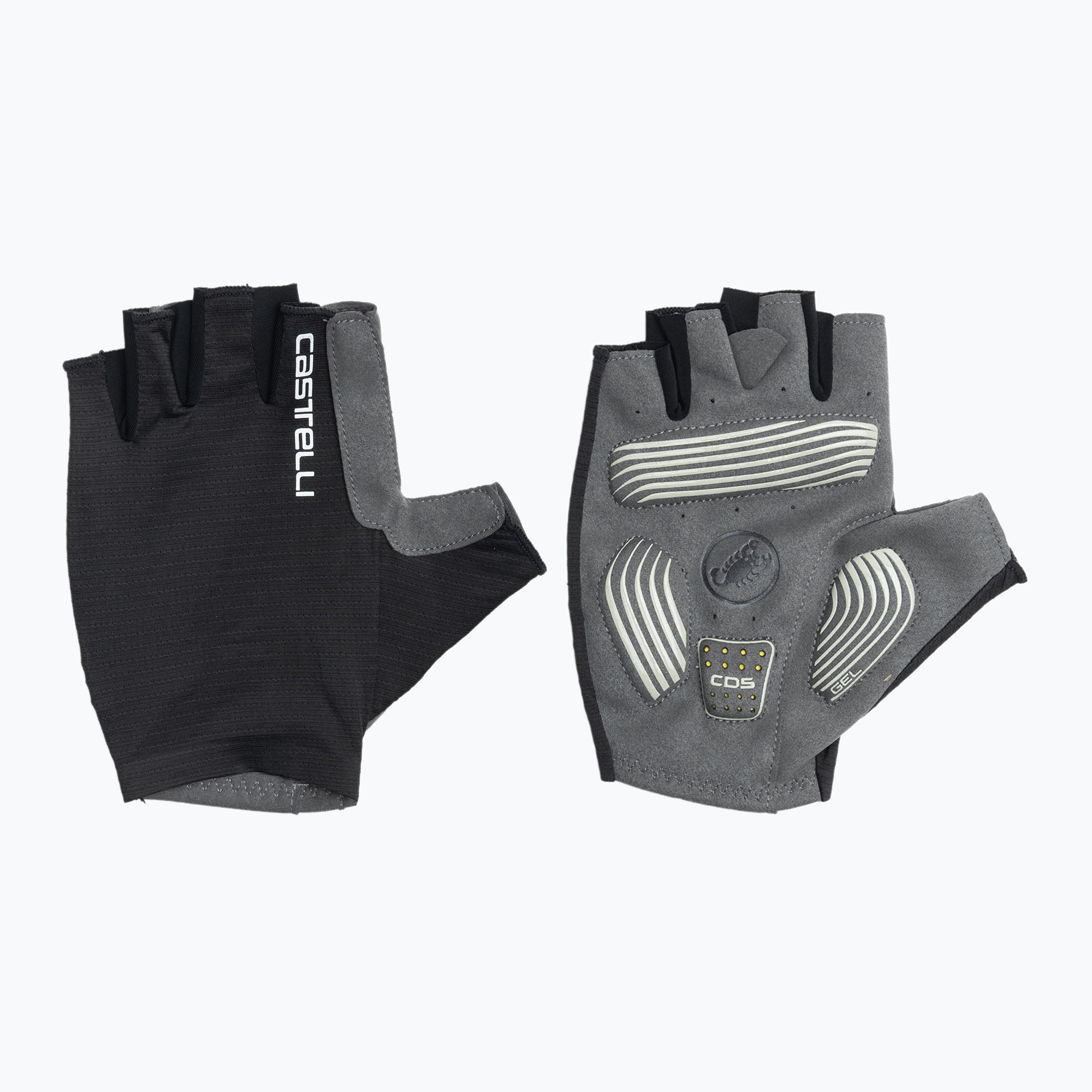 Мъжки ръкавици за колоездене Castelli Espresso light black
