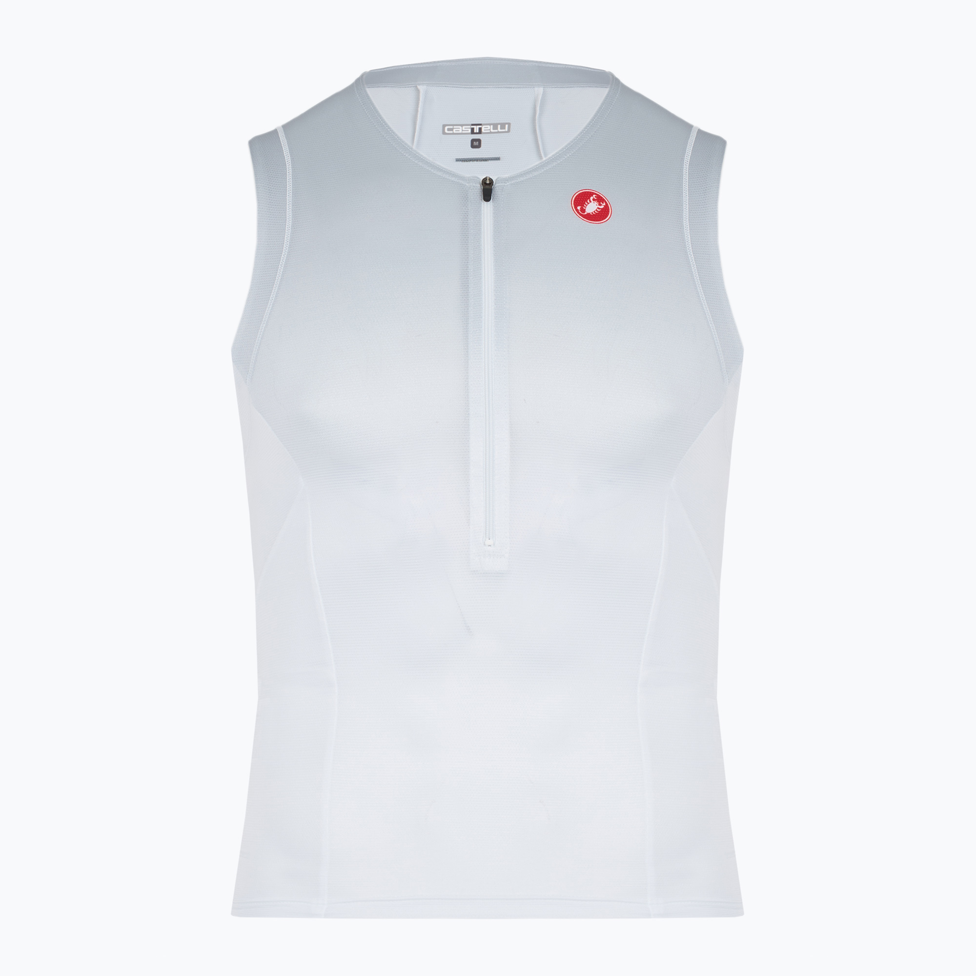 Мъжки велосипеден анцуг Castelli Free Speed 3 white/silver gray