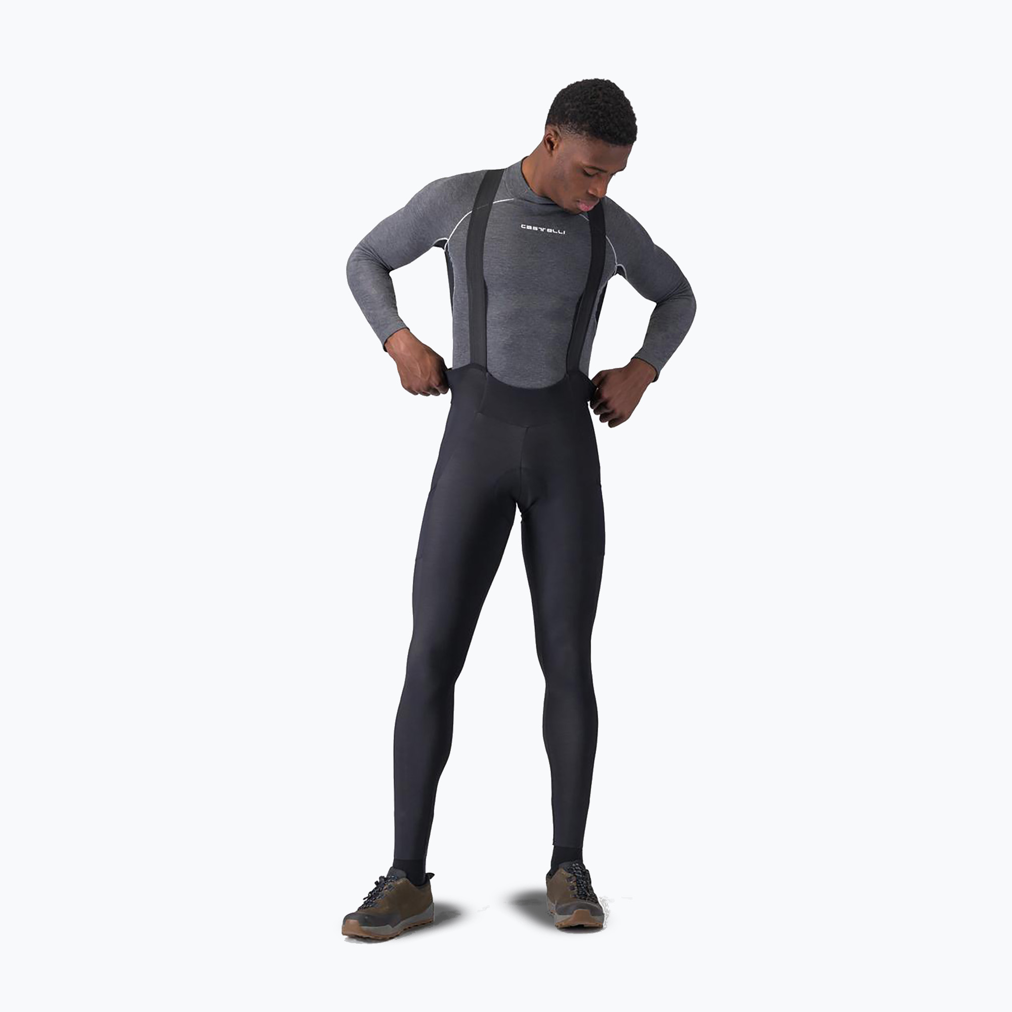 Мъжки колоездачни панталони Castelli Unlimited Bibtight black