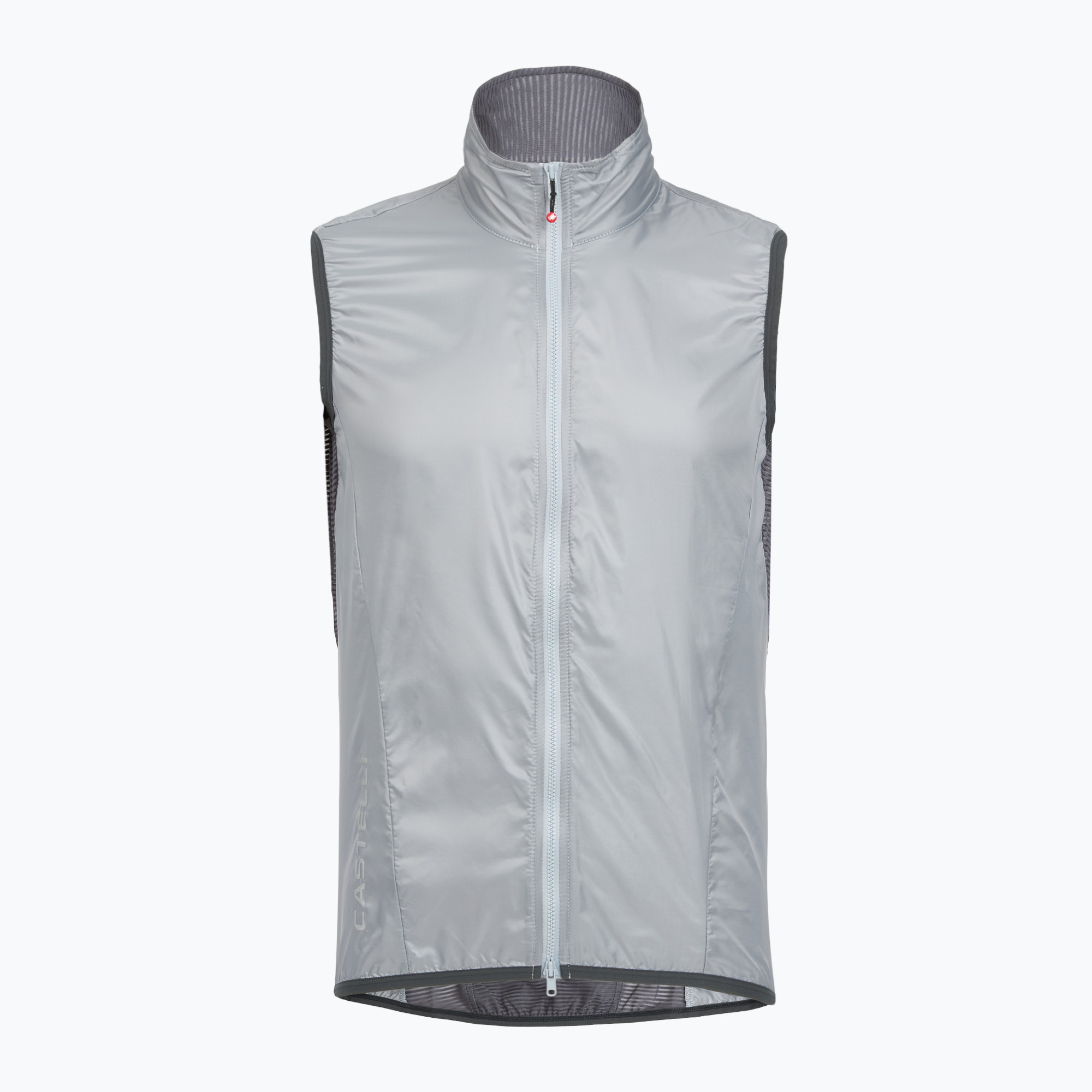 Мъжка велосипедна жилетка Castelli Aria Shell 2 silver gray/dark gray