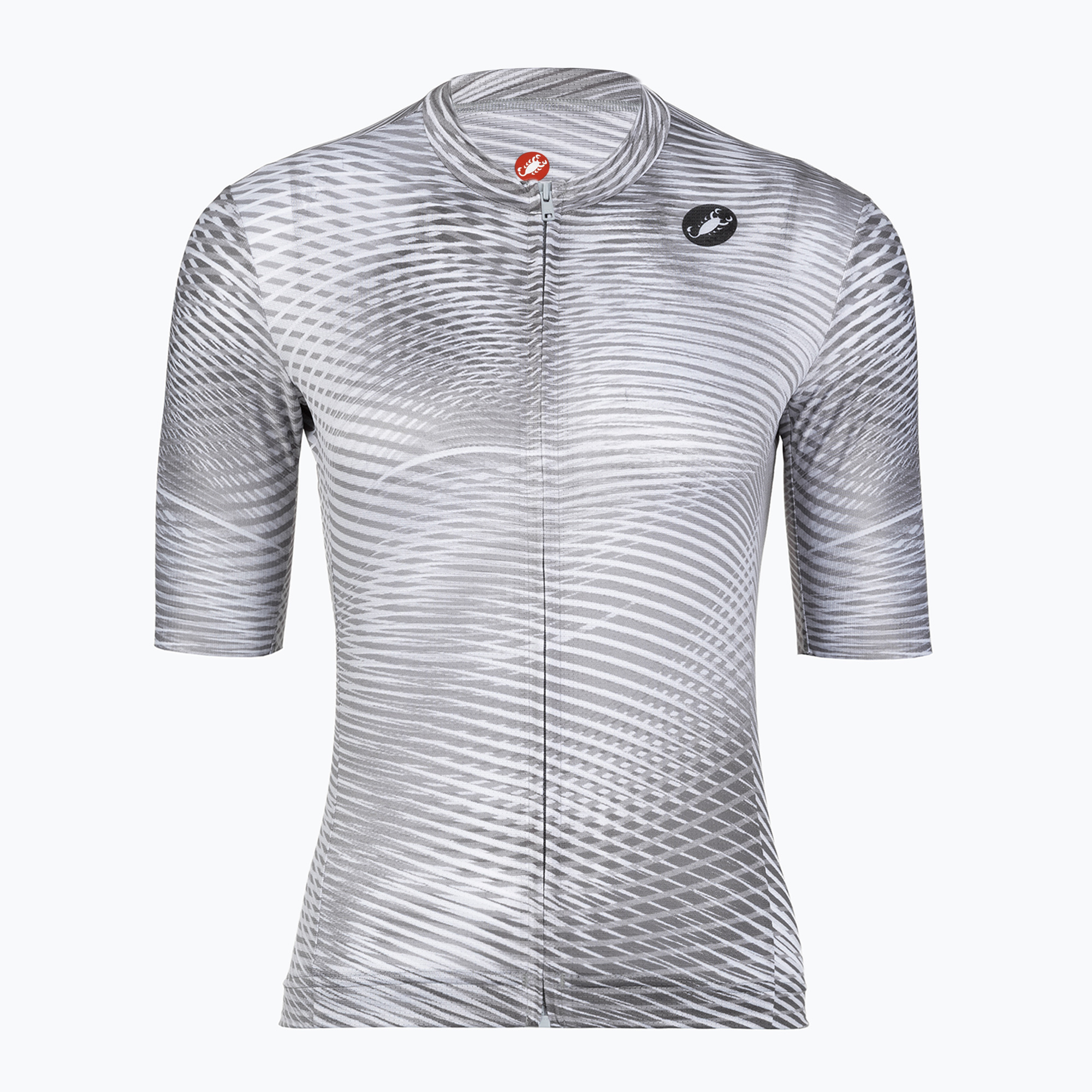 Дамска тениска за колоездене Castelli Cosmic Vortex gray