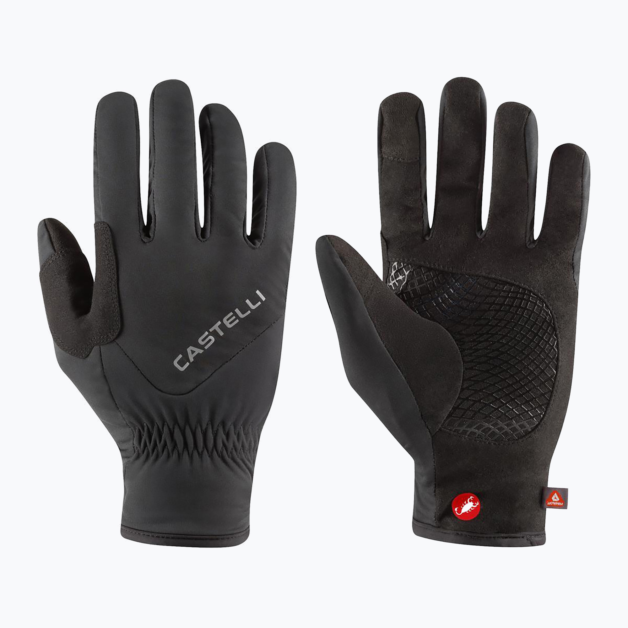 Pánské cyklistické rukavice Castelli Entrata Thermal 3 Glove black