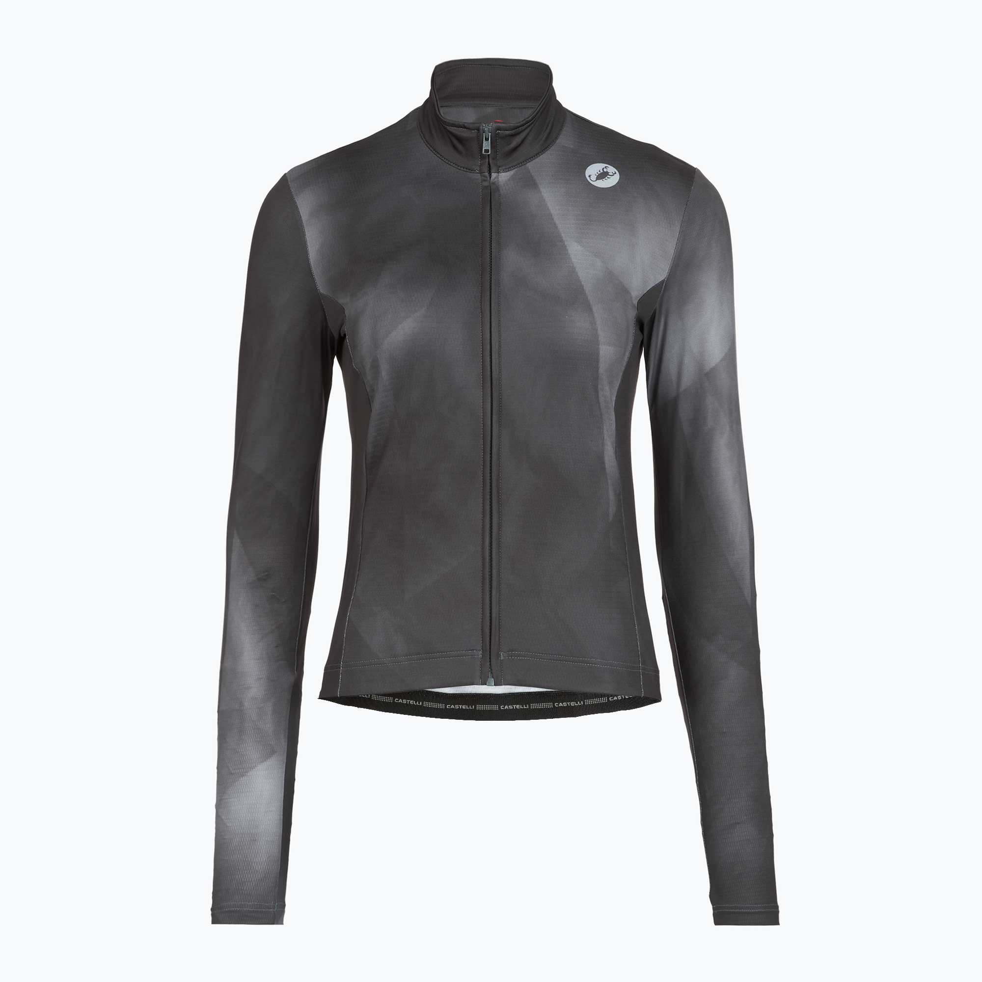 Дамска велосипедна блуза с дълъг ръкав Castelli Prismatic Thermal Jersey smoky gray