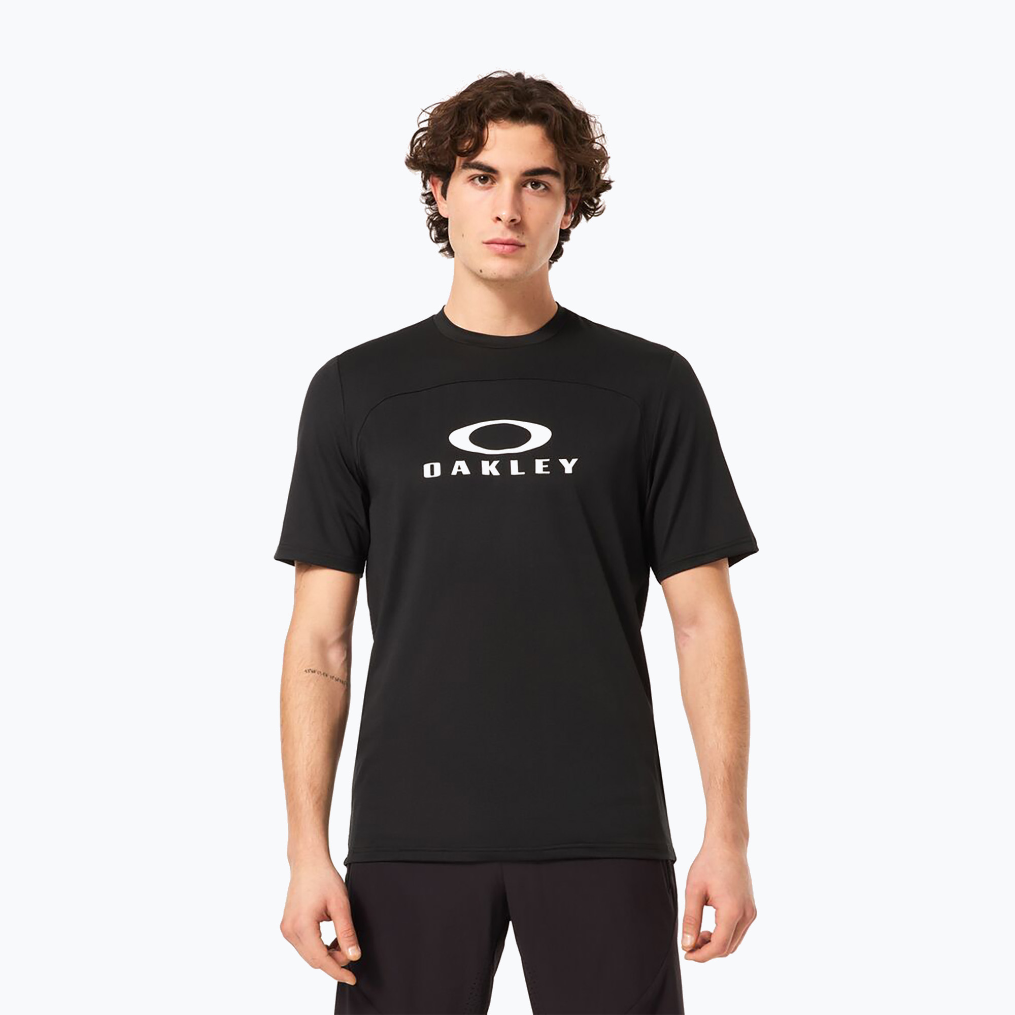Maglia da ciclismo Oakley Free Ride RC blackout da uomo (XXL) (Free Ride RC SS FOA405471)