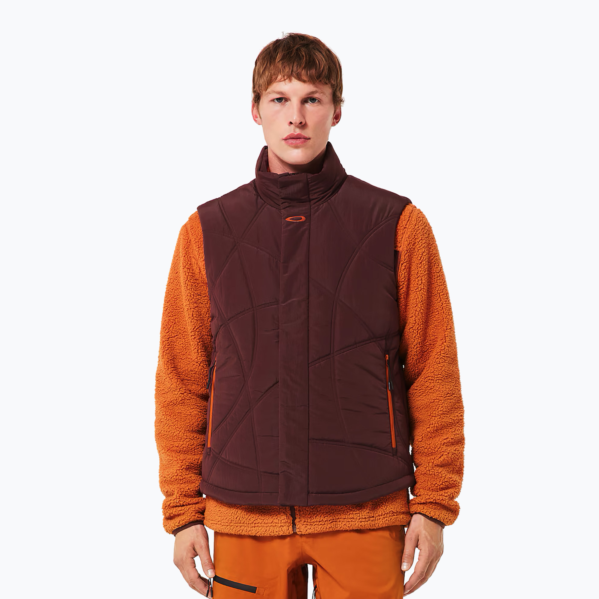 Gilet Hyland O-Puff senza maniche Oakley da uomo, color granata