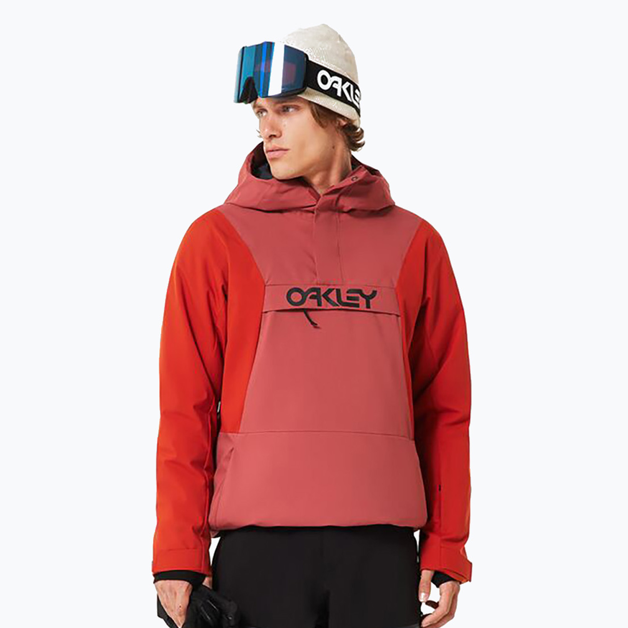 Men's snowboard jacket Oakley TNP TBT Isulated Anorak flame red/rosewood