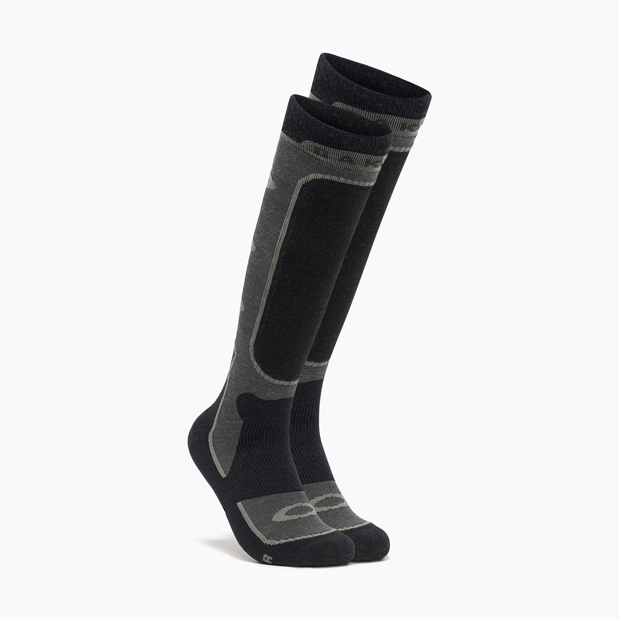 Ski socks Oakley Patrol dark grey hthr (39-42 EU)