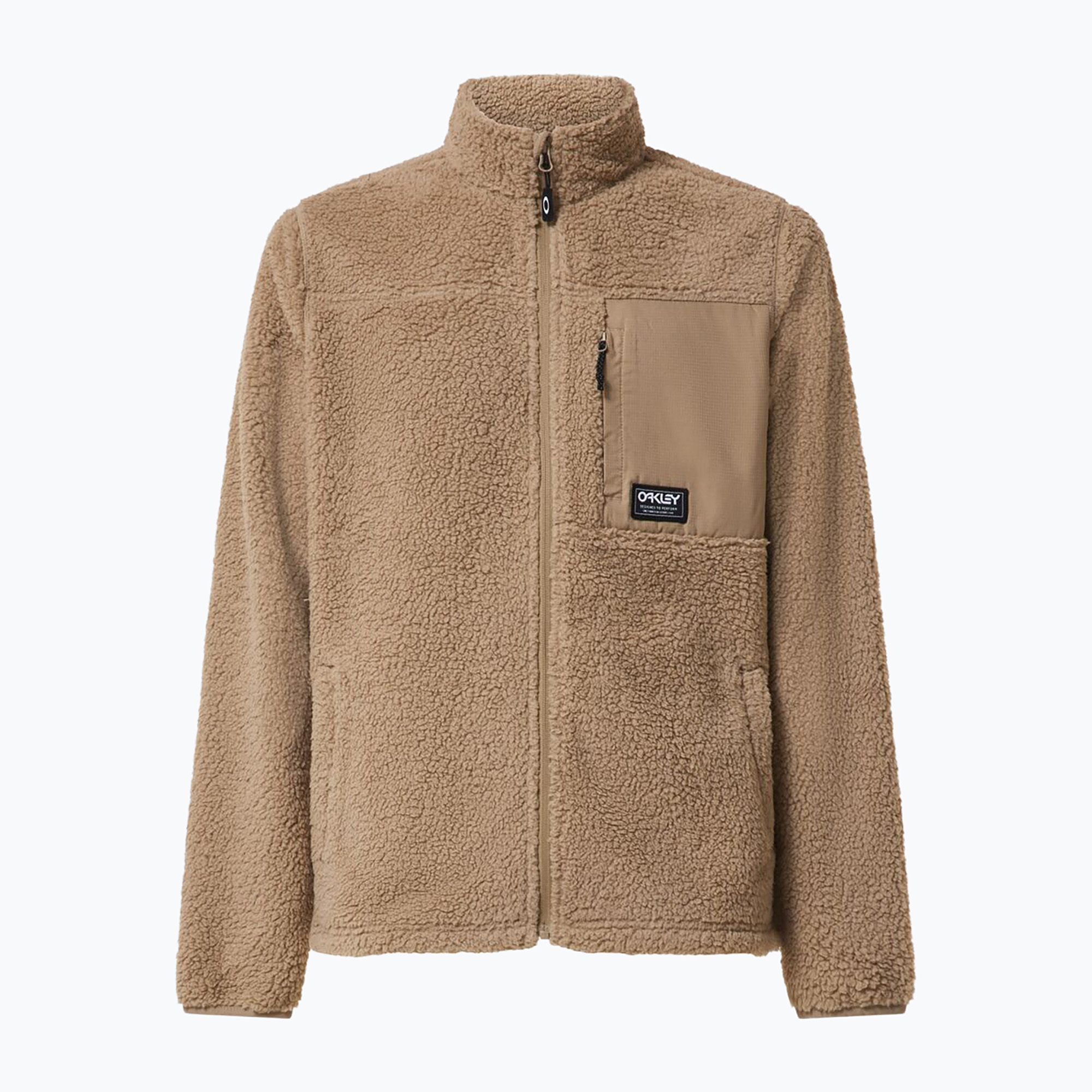 Мъжки поларен суитшърт Oakley Mountain Fire Sherpa pebble