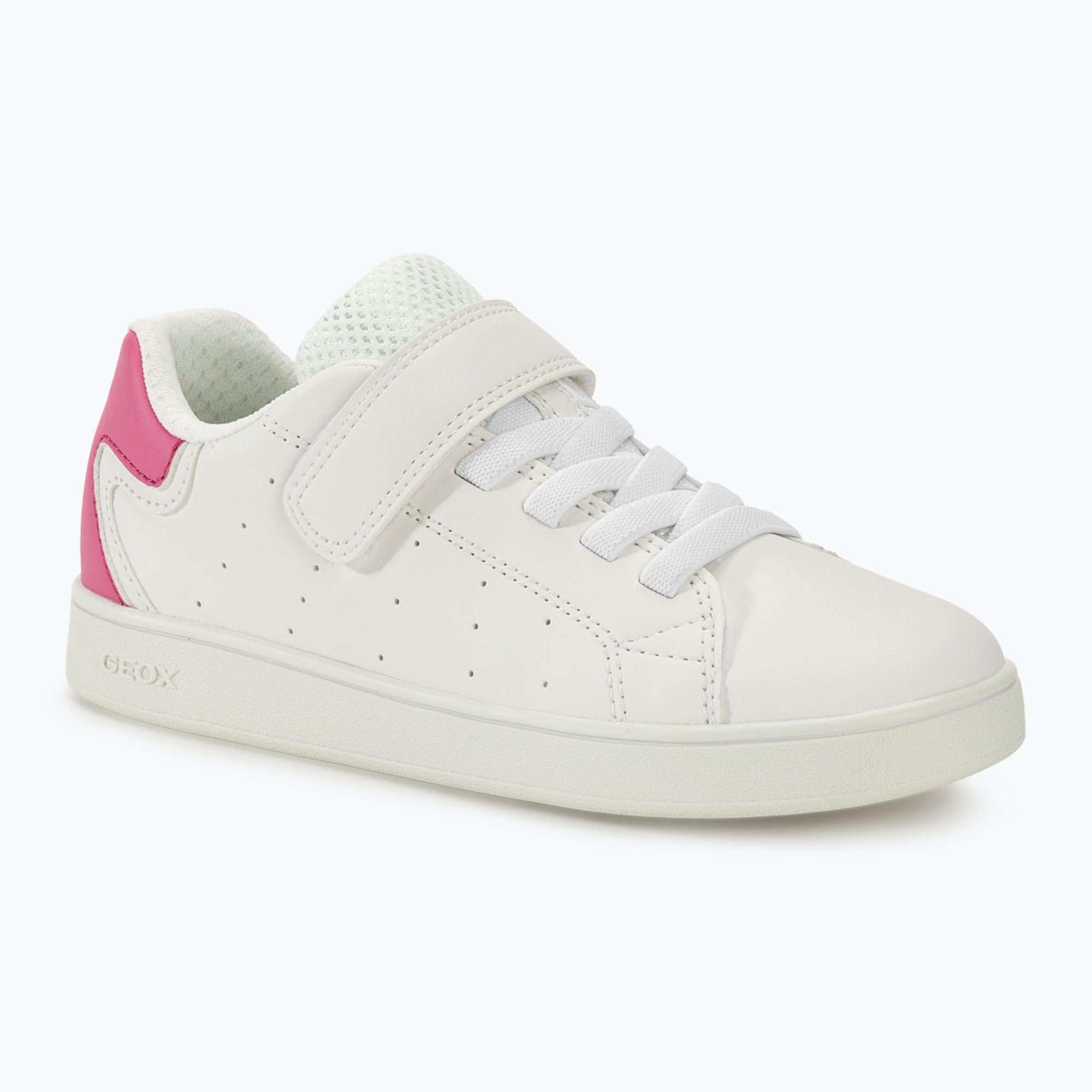 Buty juniorskie Geox Eclyper white/fuchsia 