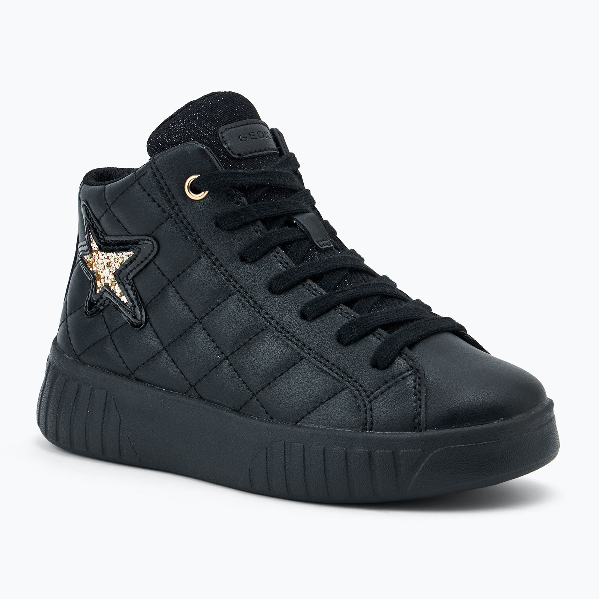 Buty juniorskie Geox Mikiroshi black/platinum 