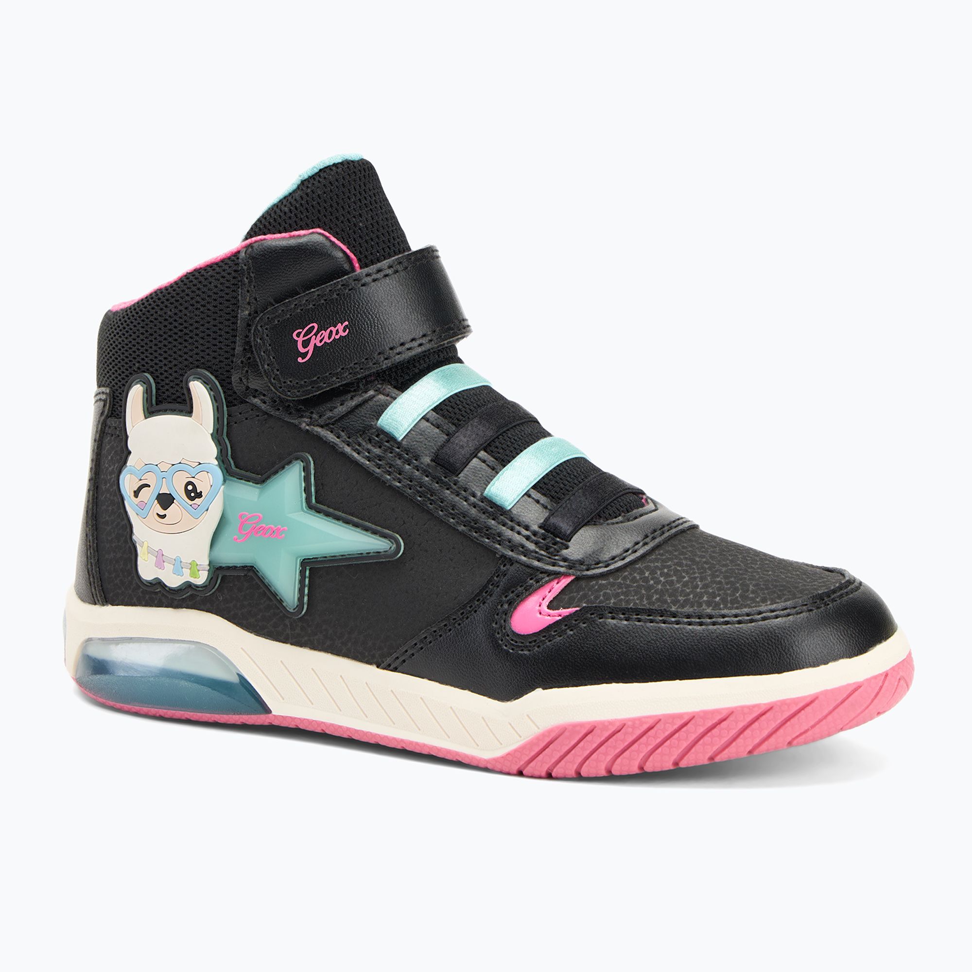 Buty dziecięce Geox Inek black/aqua 