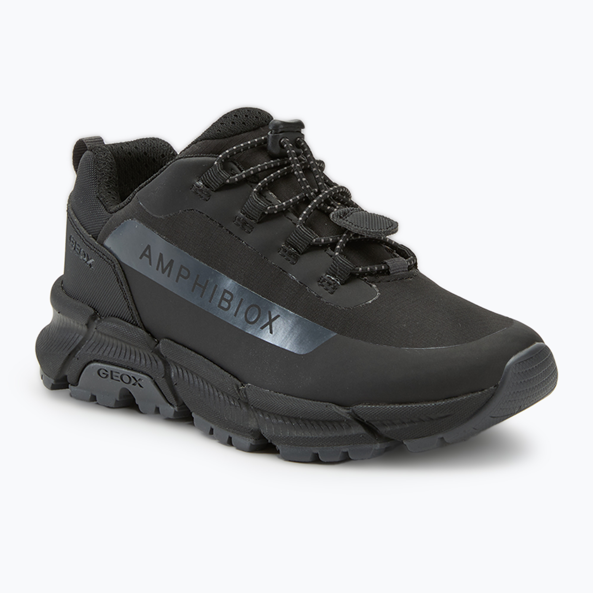 Buty juniorskie Geox Flexyper Plus ABX black/dark grey 