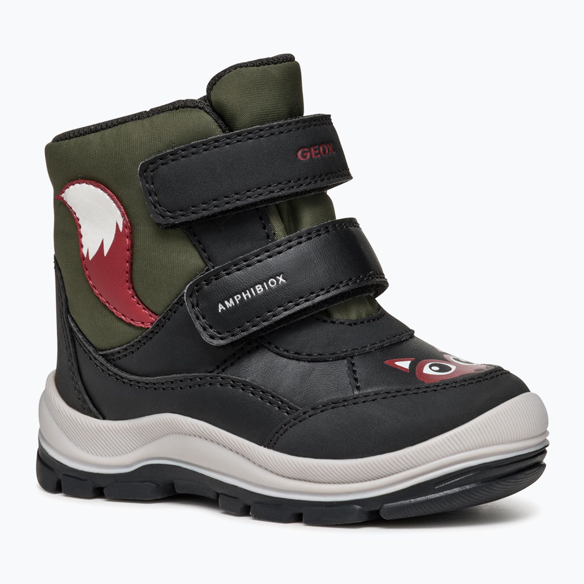 Buty dziecięce Geox Flantil ABX black/dark green 