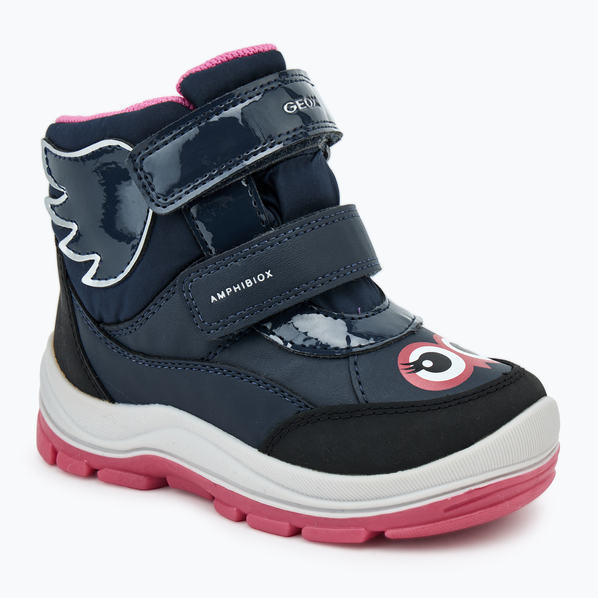 Detské topánky Geox Flantil ABX navy/fuchsia (Flantil ABX B463WA054FUC4268)