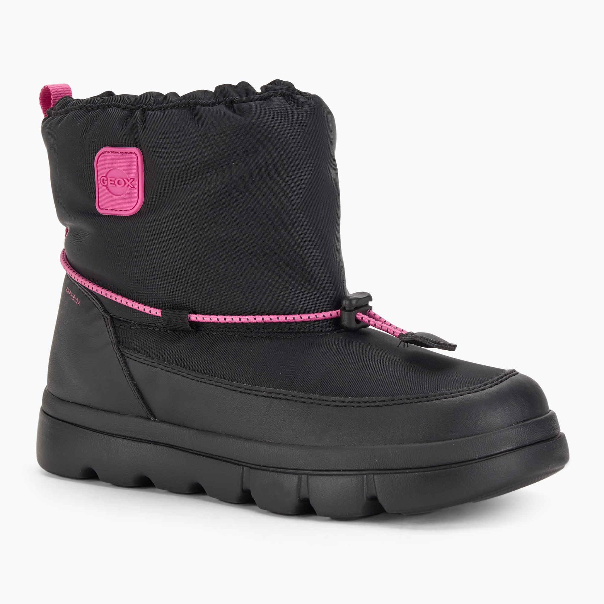 Geox Willaboom ABX stivali da neve per bambini nero / fucsia (30 EU) (Willaboom ABX J46HWE0FU54C0922)