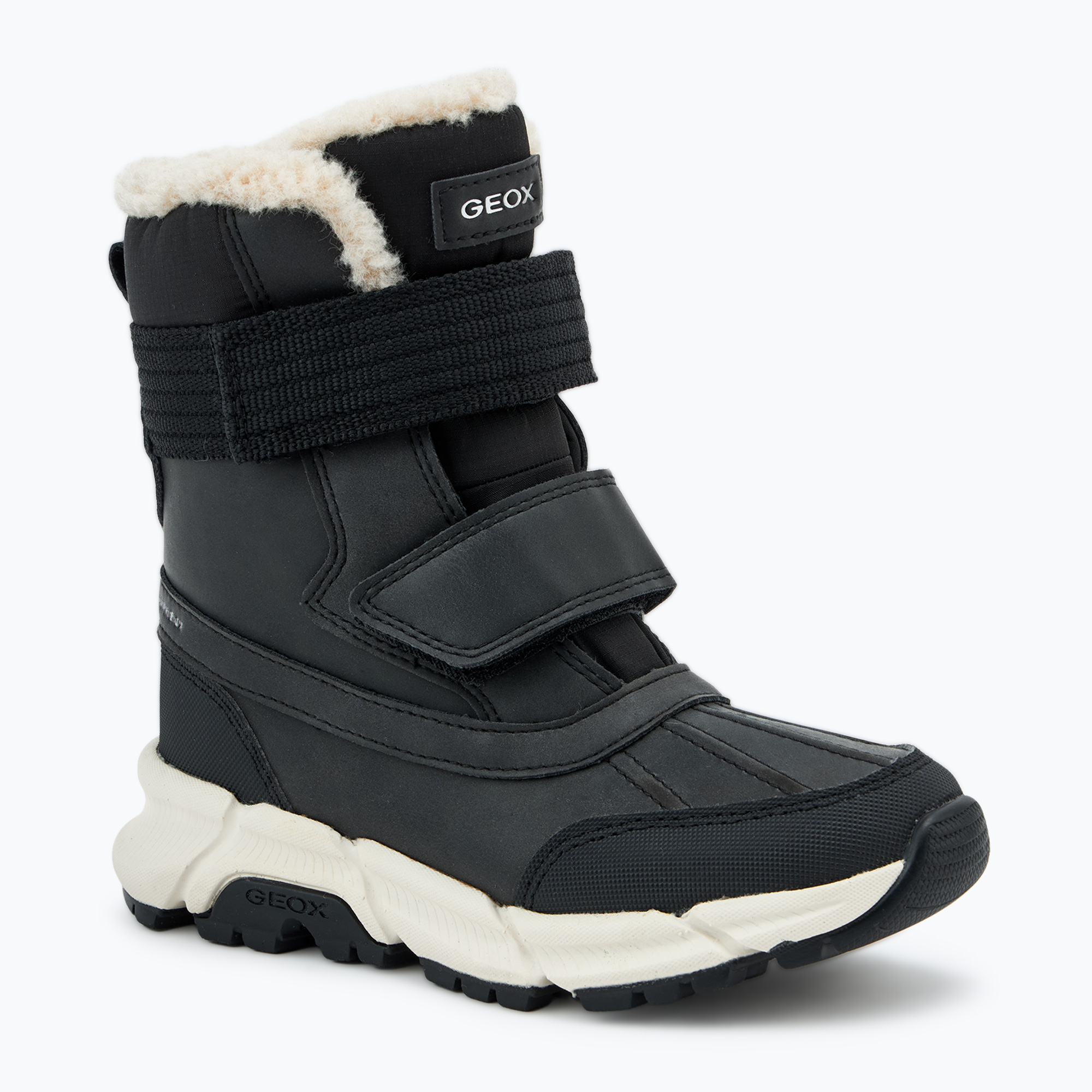 Śniegowce juniorskie Geox Flexyper Plus ABX black 