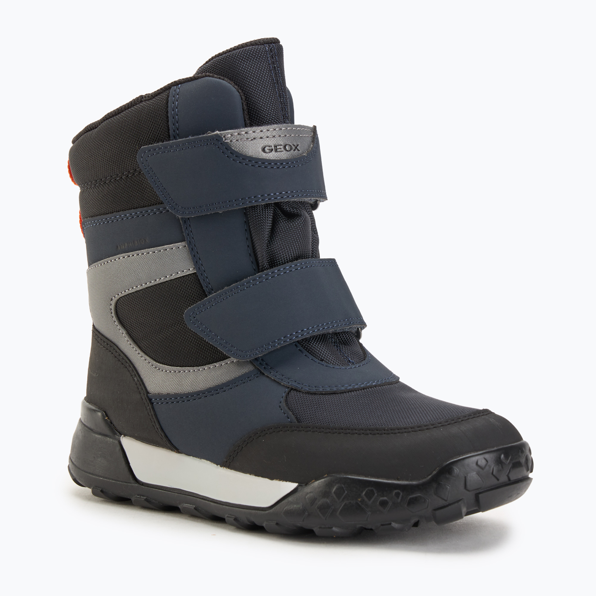 Śniegowce dziecięce Geox Trekkyup ABX navy/silver 