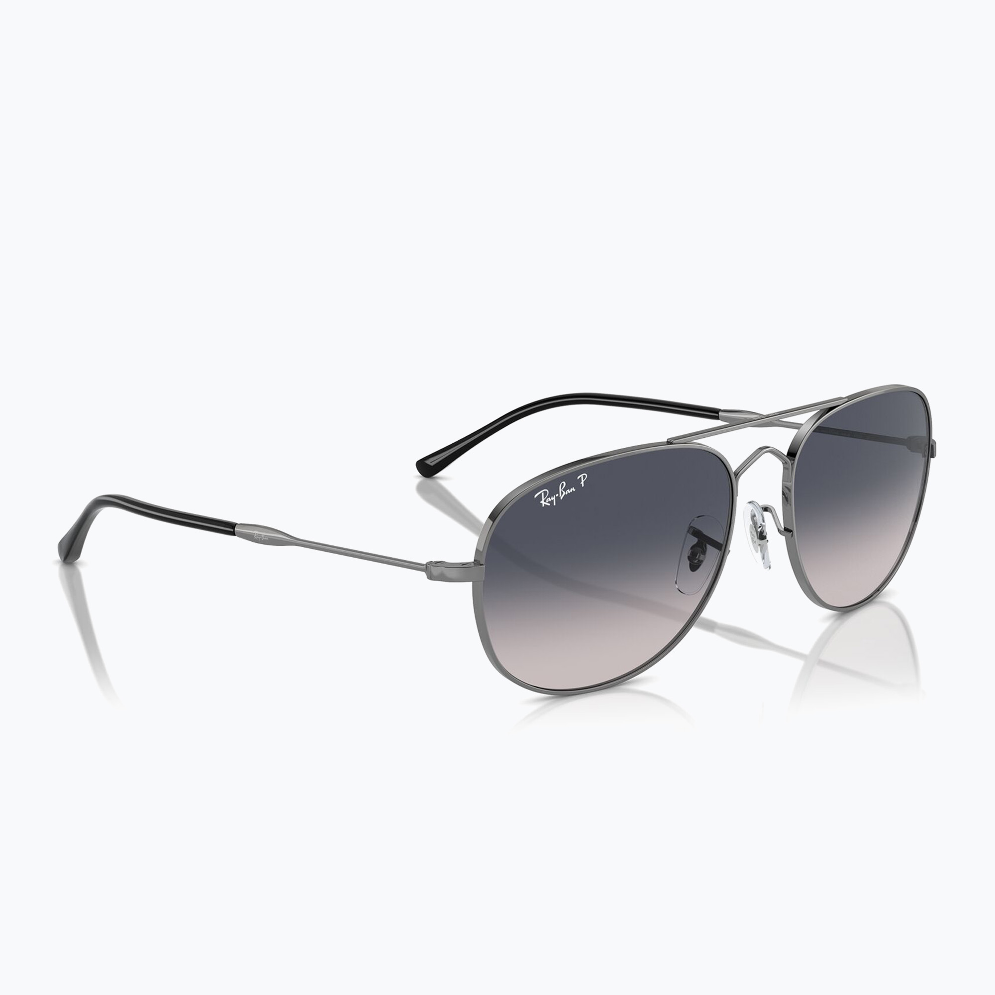 Okulary przeciwsłoneczne Ray-Ban Bain Bridge gunmetal/blue polarized 