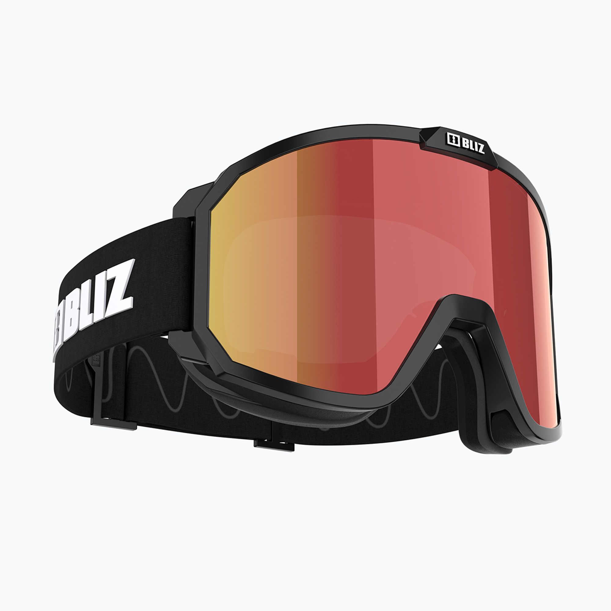 Скиорски очила Bliz Rave matt black/brown red