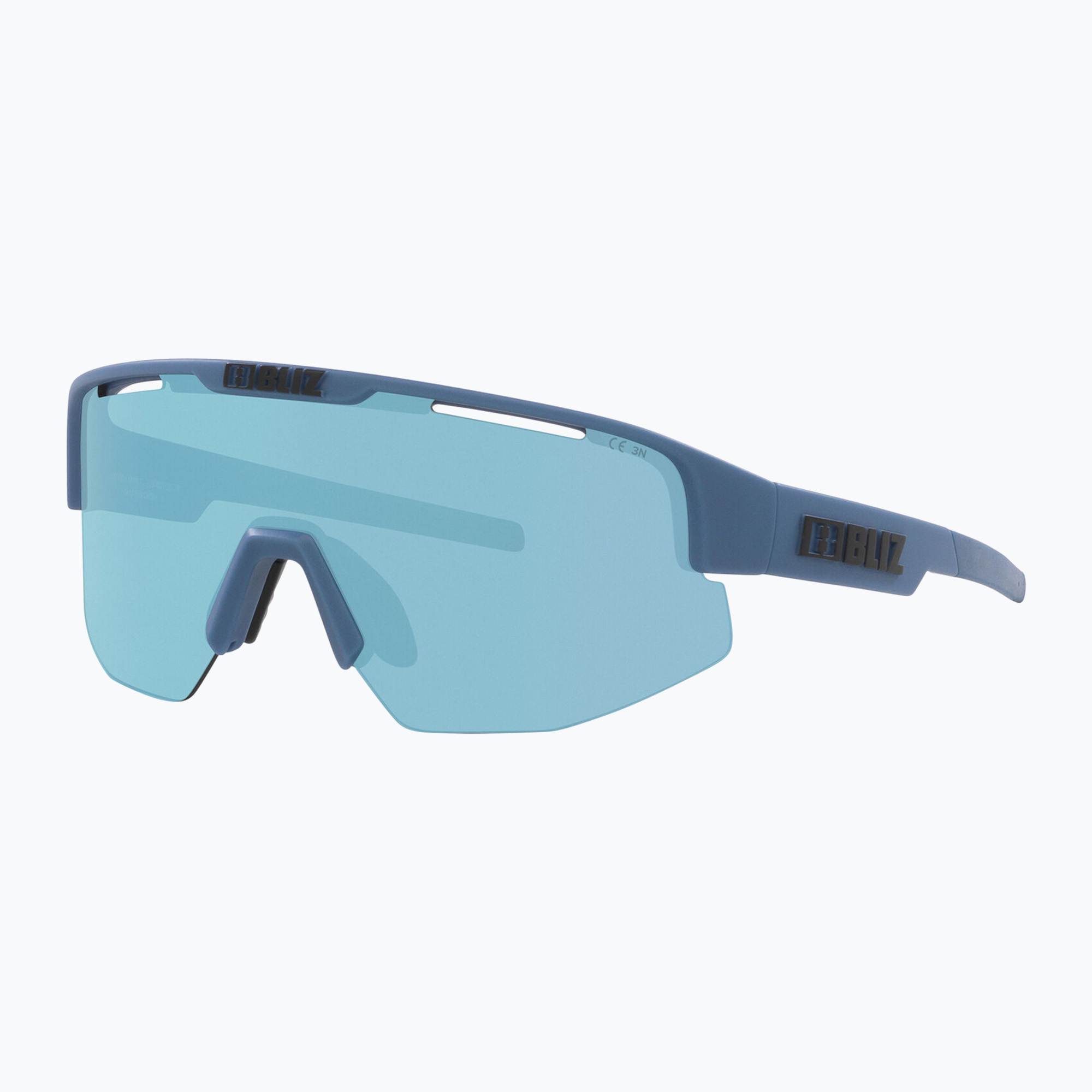 Occhiali da sole Bliz Matrix Small blu opaco/fumo in blu ghiaccio multi (Matrix Small 0ZB7007-10)