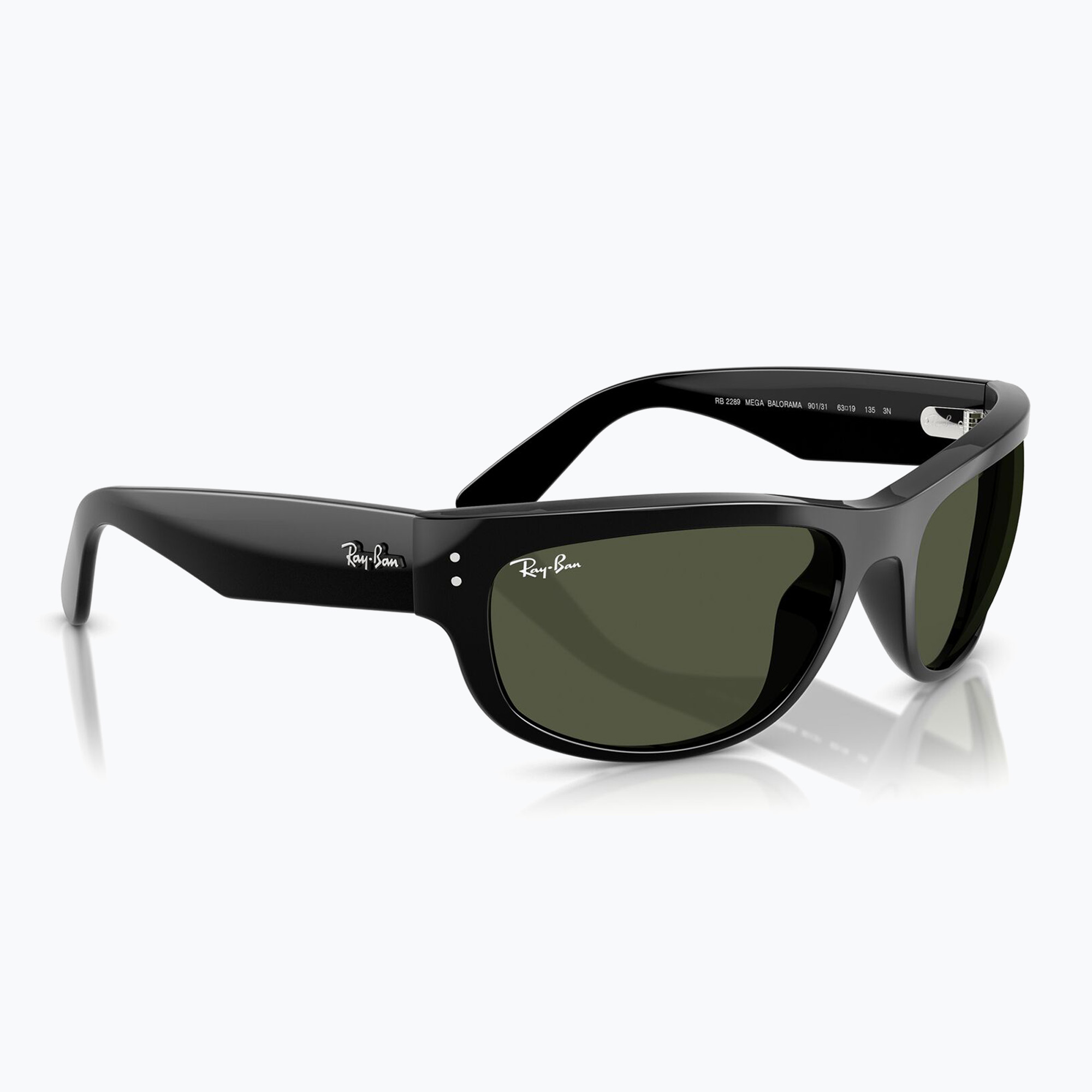 Okulary przeciwsłoneczne Ray-Ban Mega Balorama black/green g-15 