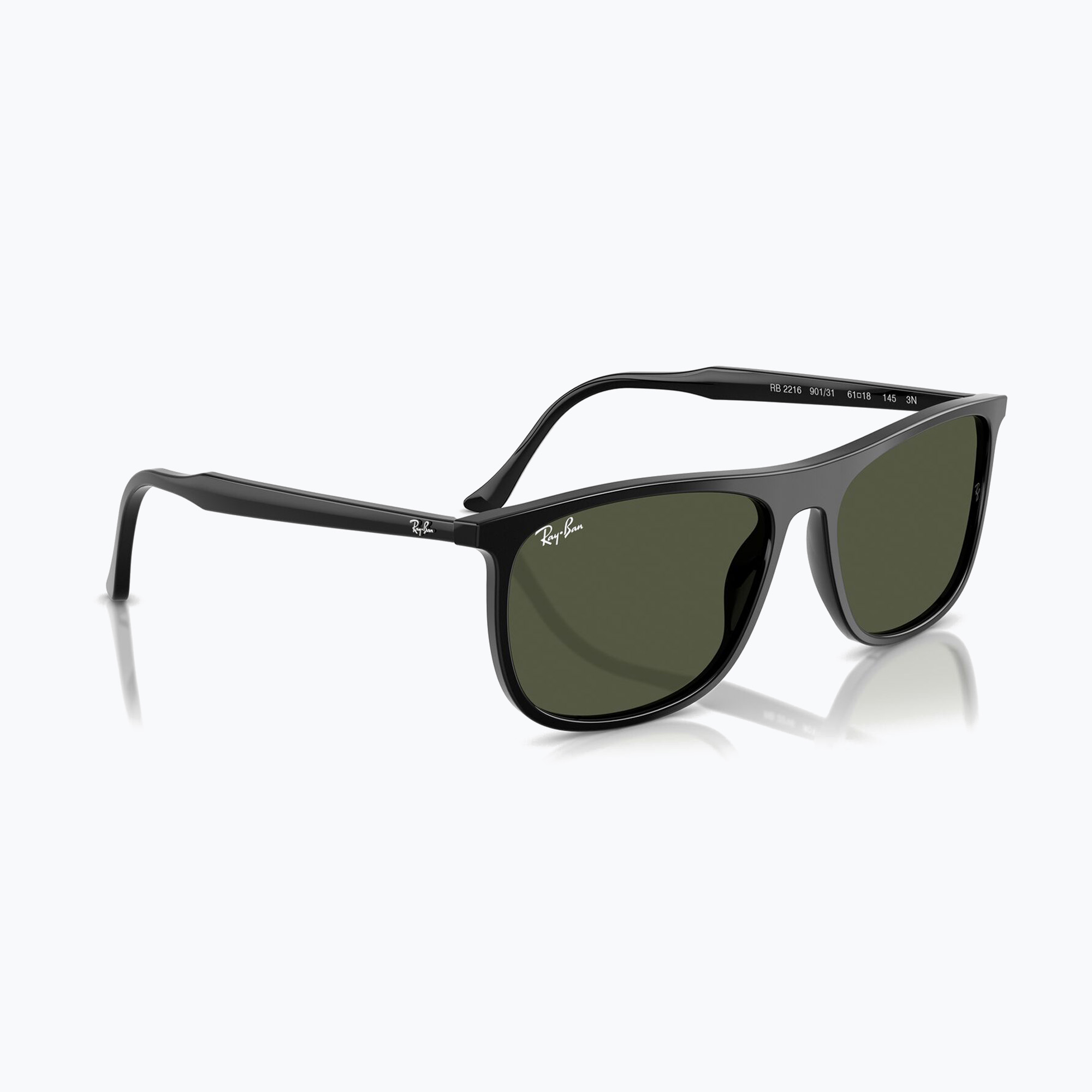 Okulary przeciwsłoneczne Ray-Ban RB2216 black/green 