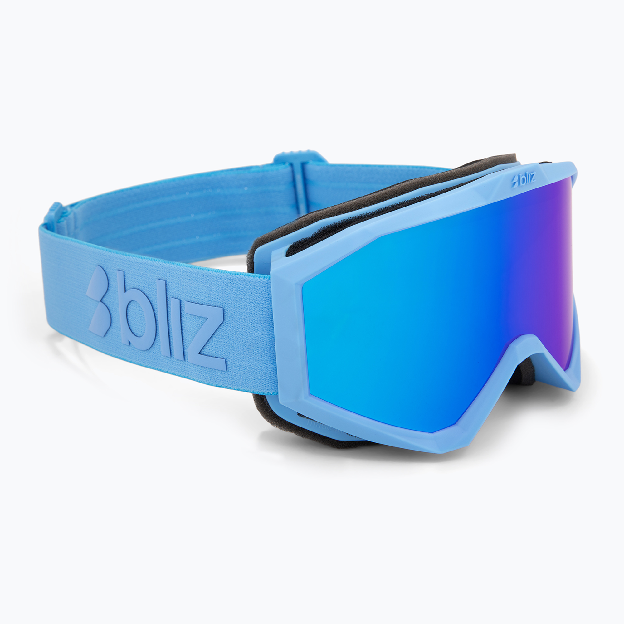 Детски скиорски очила Bliz Liner Jr matte blue/brown/blue multi
