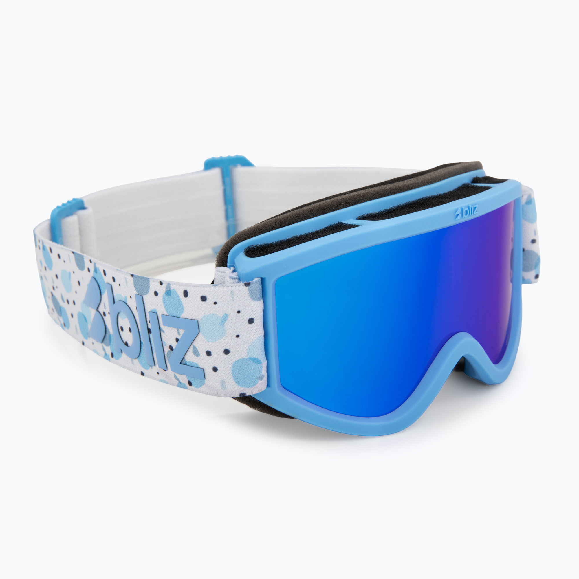 Ochelari de schi pentru copii Bliz Pixie Jr matte blue/brown/blue multi