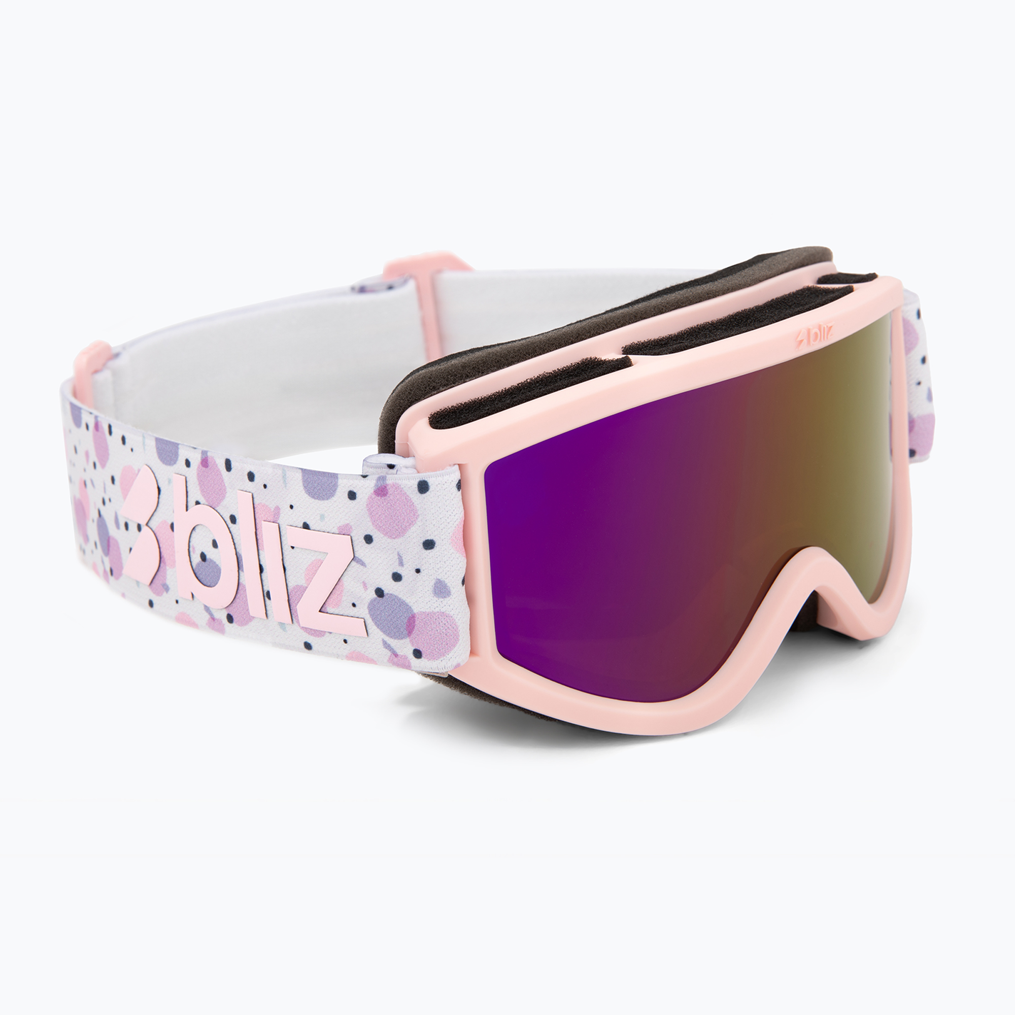 Детски скиорски очила Bliz Pixie Jr matte pink/brown/pink multi