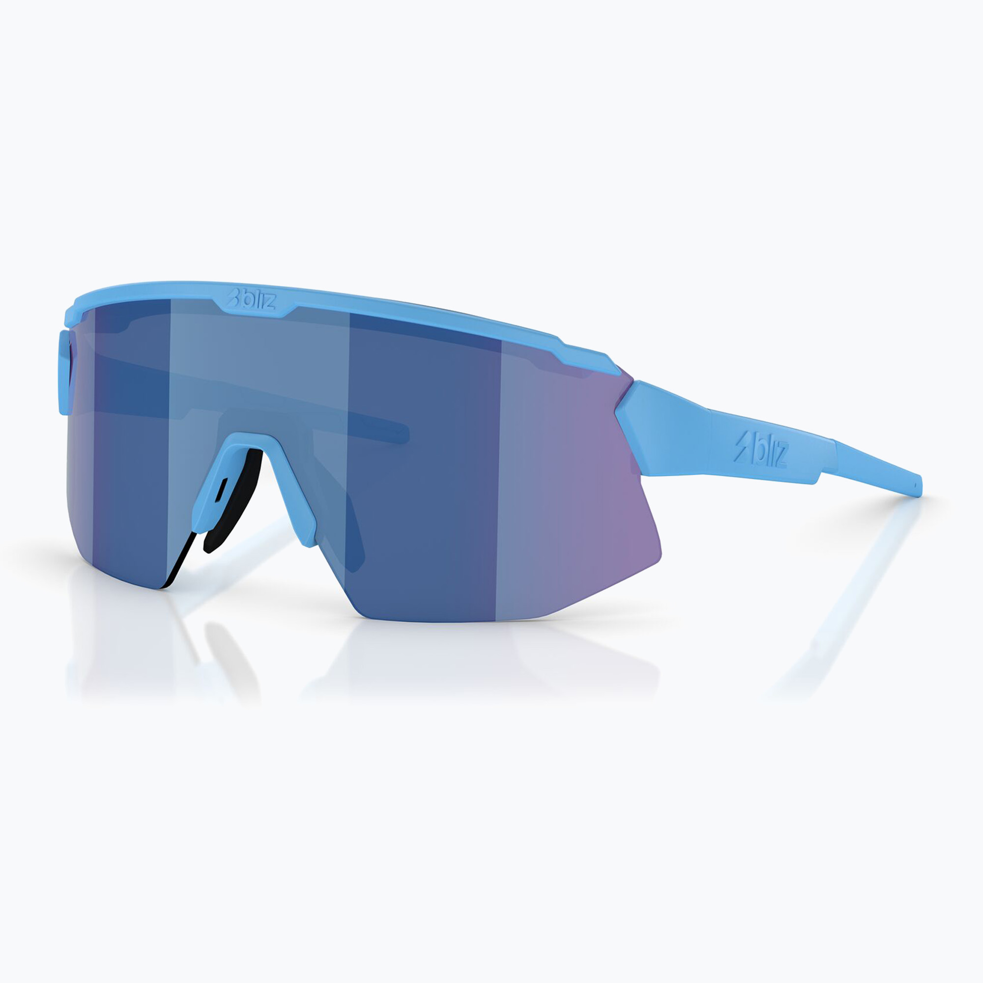 Слънчеви очила Bliz Breeze матово синьо/сиво синьо огледало/розово