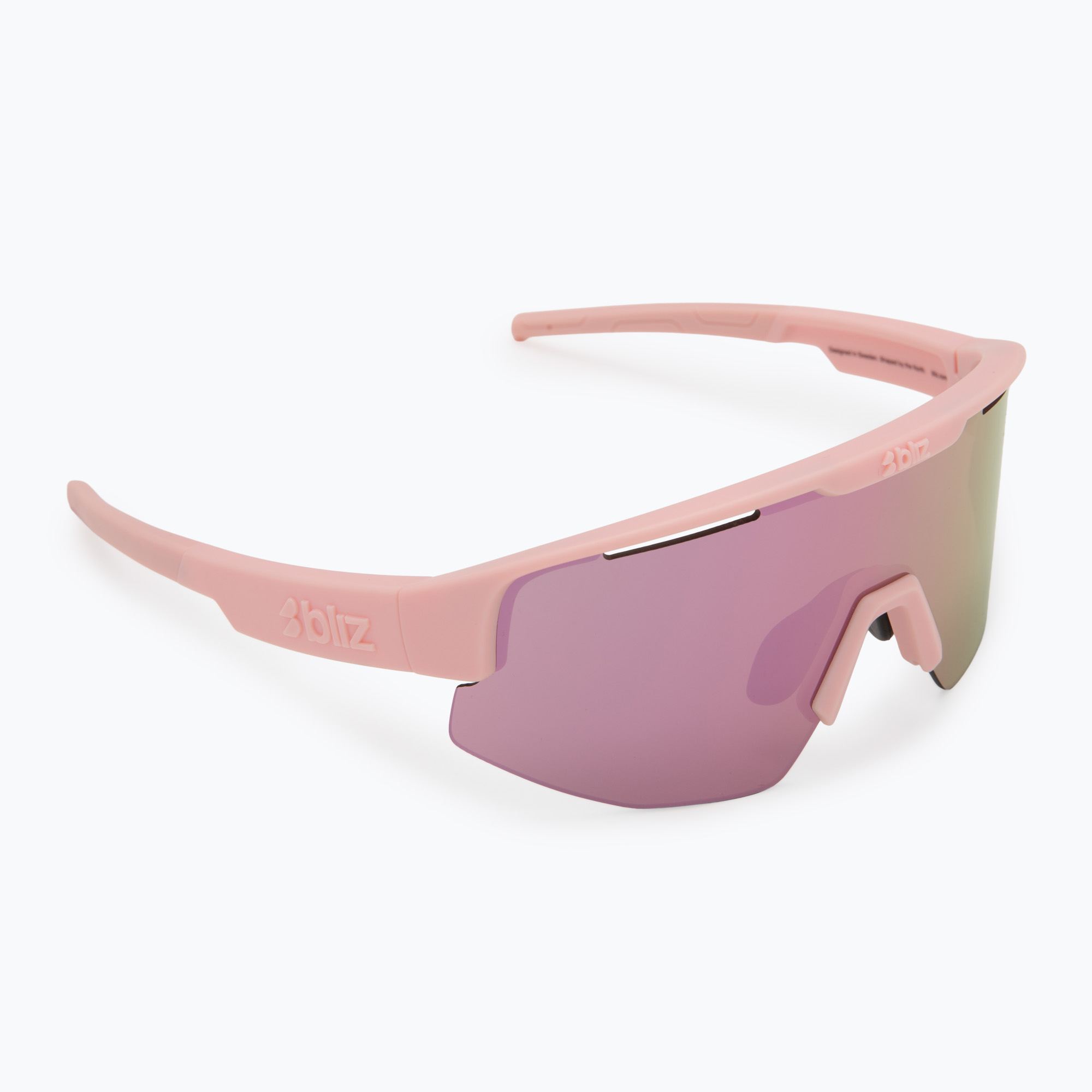 Ochelari de soare Bliz Hero Small matte powder pink/brown rosé multi