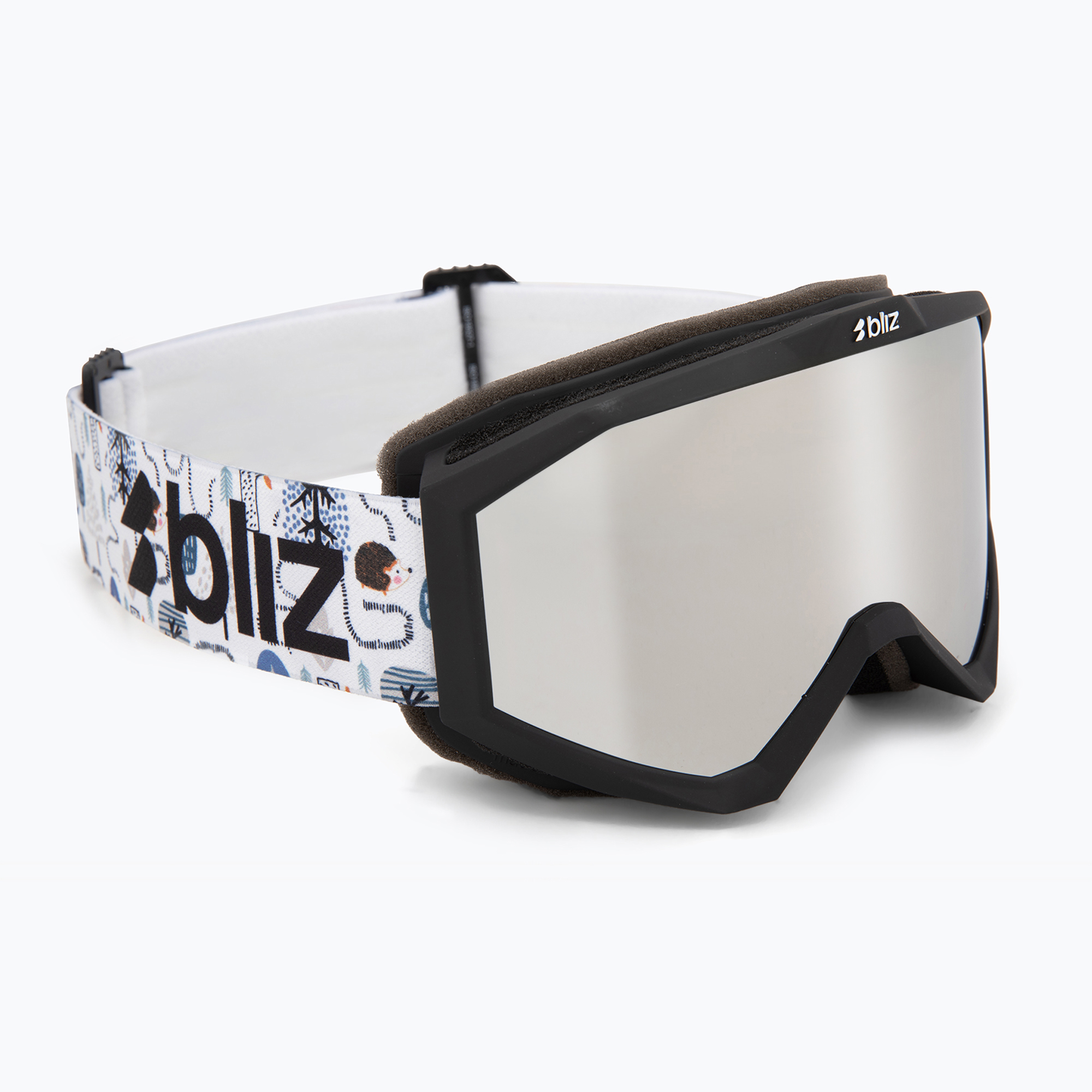 Detské lyžiarske okuliare Bliz Liner Jr matte black/brown/silver mirror