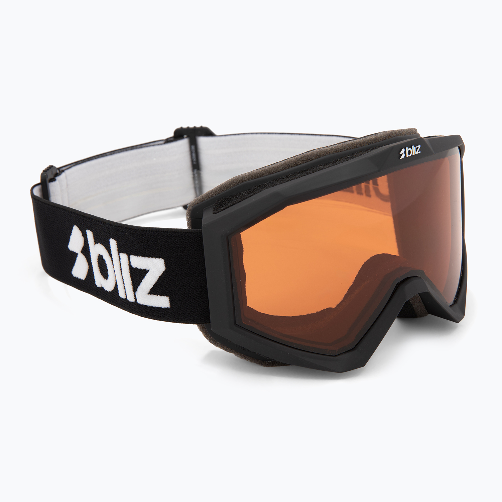Детски скиорски очила Bliz Liner Jr matte black/orange