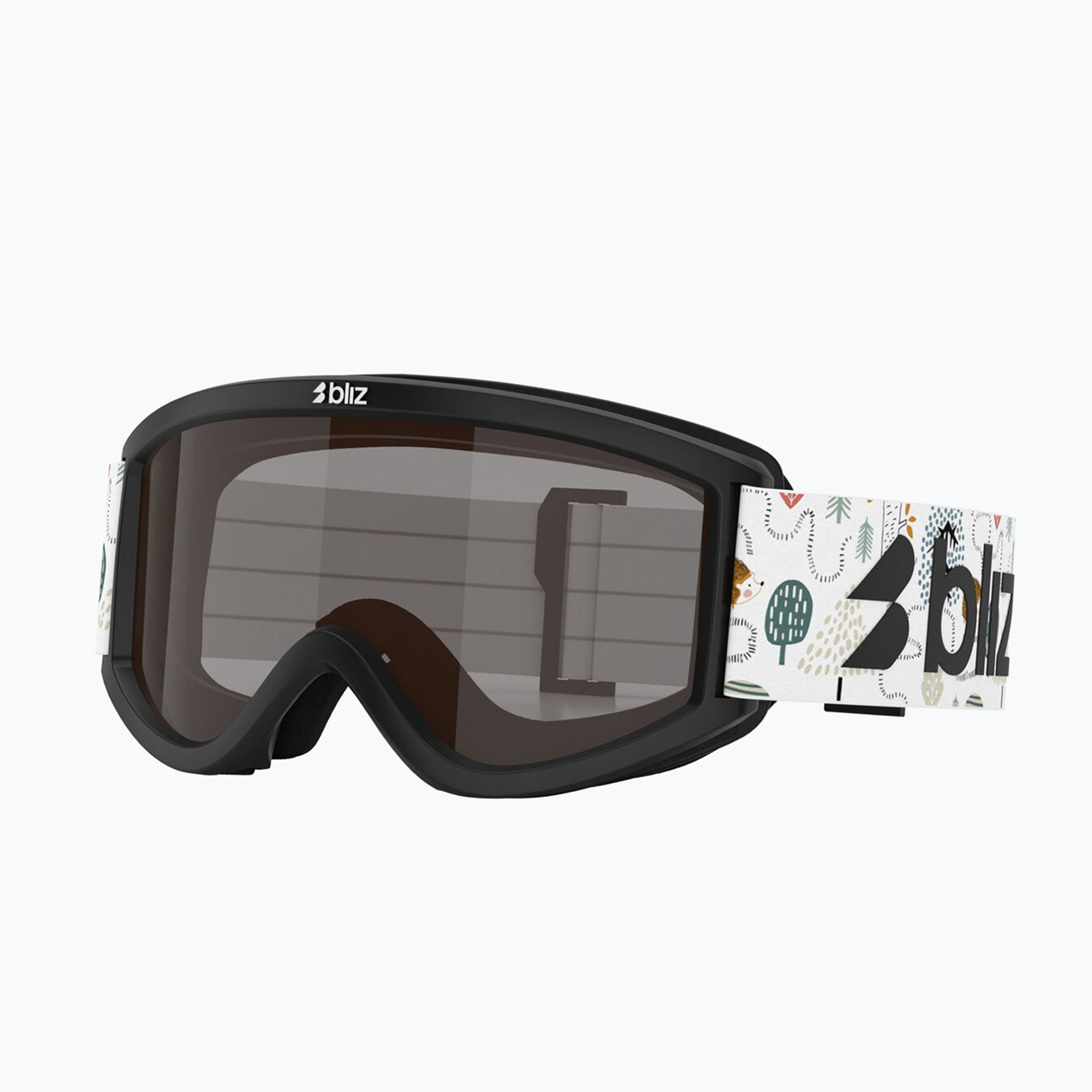 Детска скиорска маска Bliz Pixie Jr matte black/brown