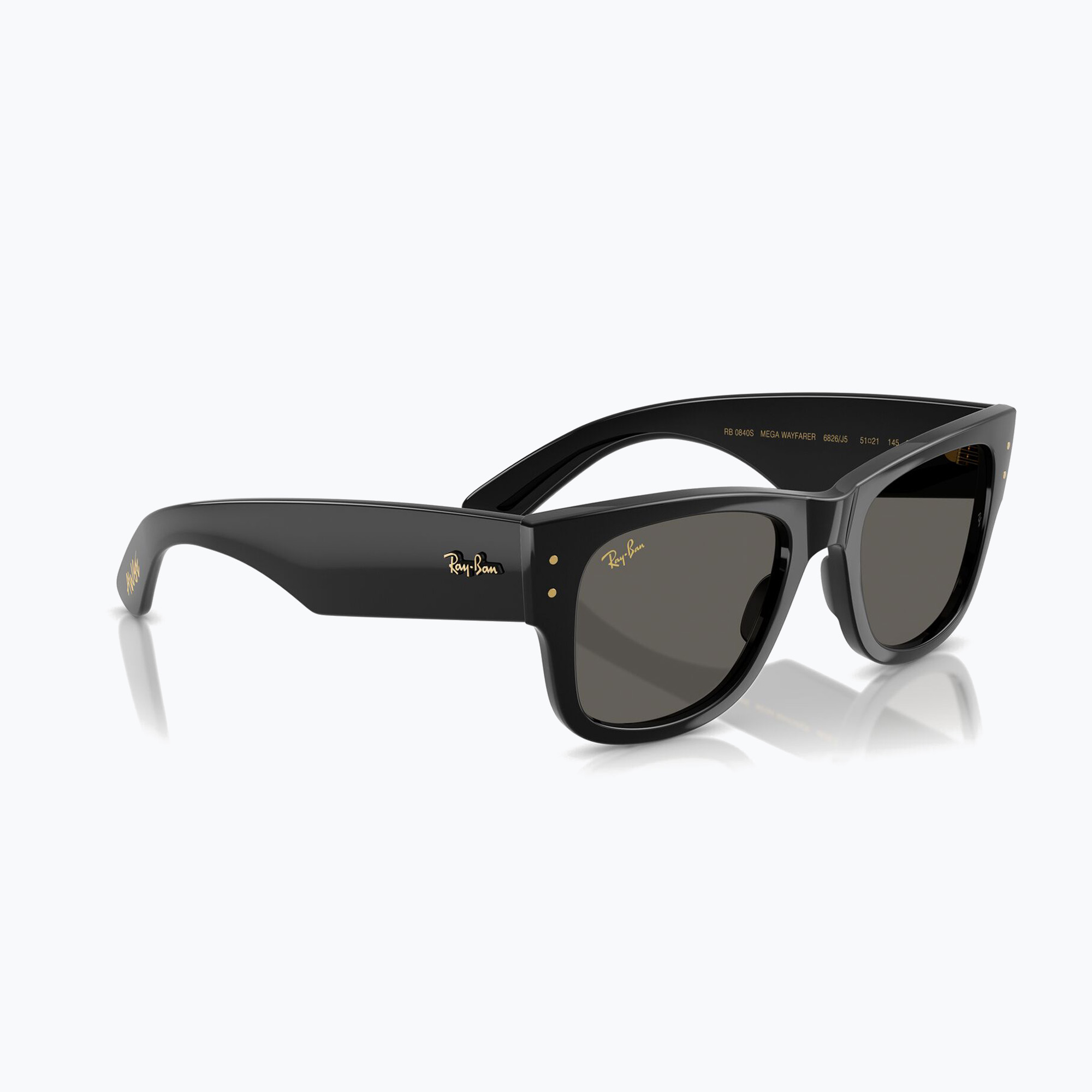 Okulary przeciwsłoneczne Ray-Ban Mega Wayfarer black/black 