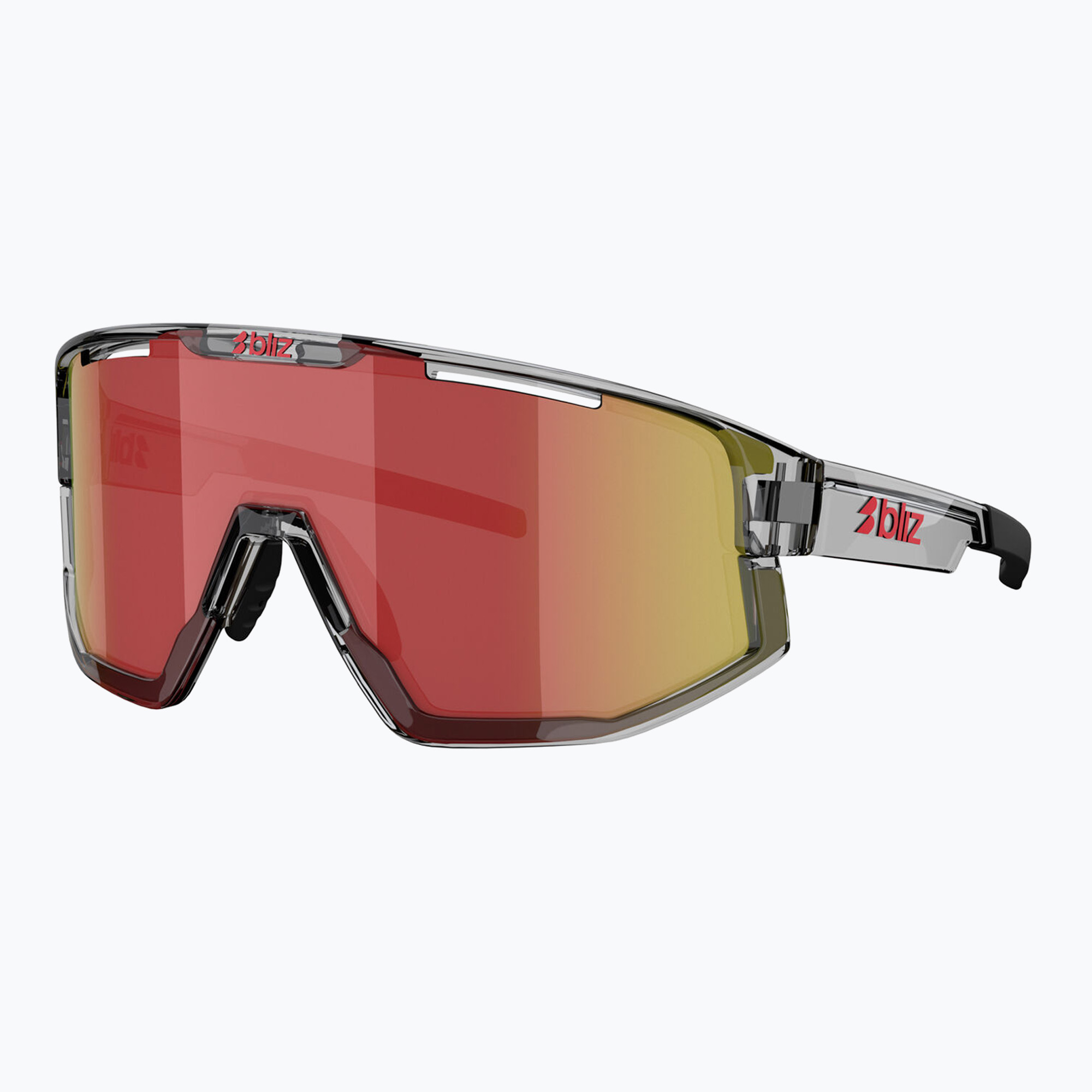 Слънчеви очила Bliz Vision transparent dark grey/brown red multi