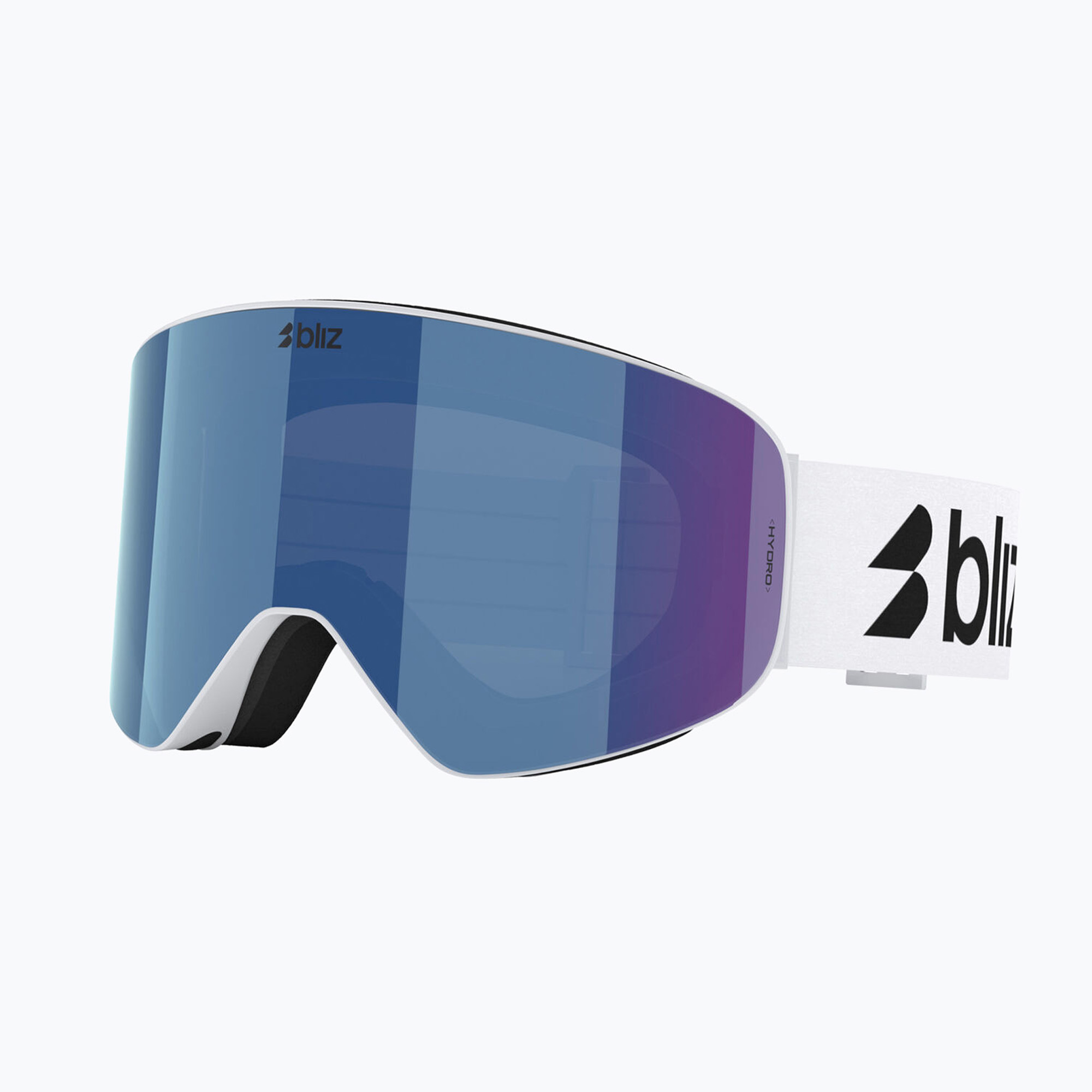 Скиорскa маска Bliz Flow matte white/brown/blue multi