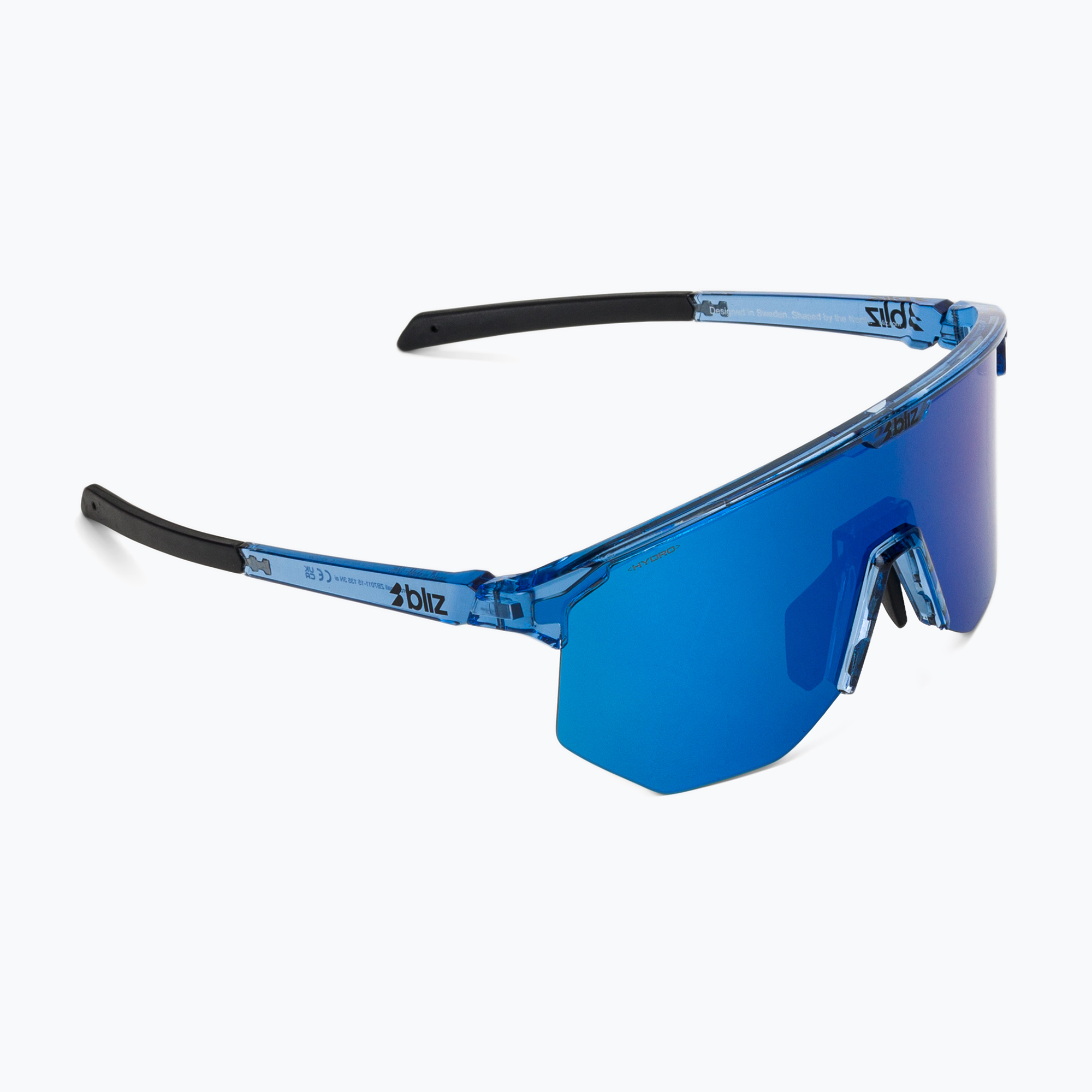 Слънчеви очила Bliz Hero Small transparent blue/smoke blue multi