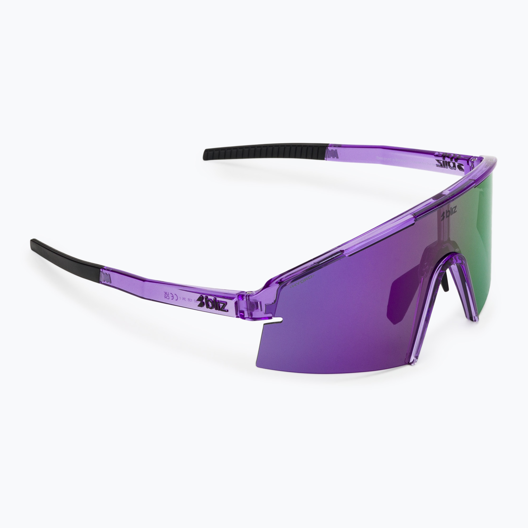 Слънчеви очила Bliz P006 transparent purple/smoke purple mirror